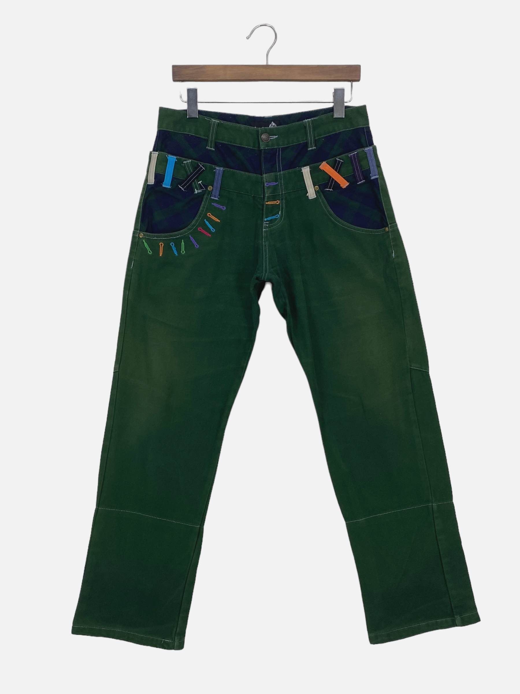 Japanese Brand Jungle Storm Double Waist Ankle Pants – Japanese Brand Size US 31 - 1 Thumbnail