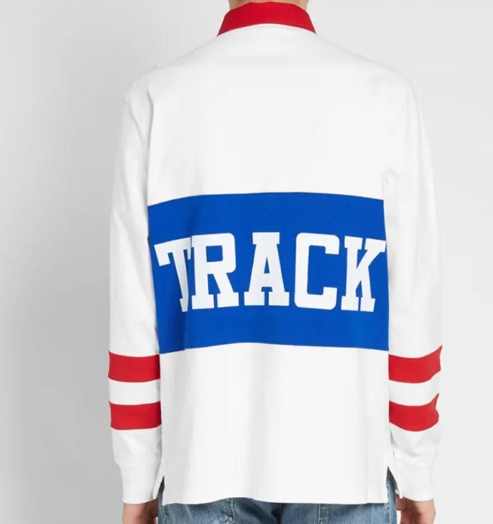 Polo Ralph Lauren Spelled out Polo Track Rugby Shirt XL