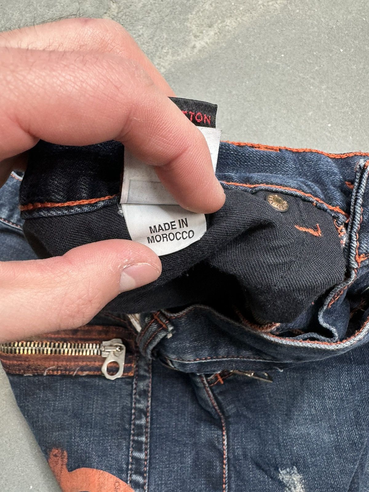 Evisu RARE EVISU Y2K VINTAGE DISTRESSED BAGGY JAPANES DENIM JEANS Size US 32 / EU 48 - 11 Thumbnail