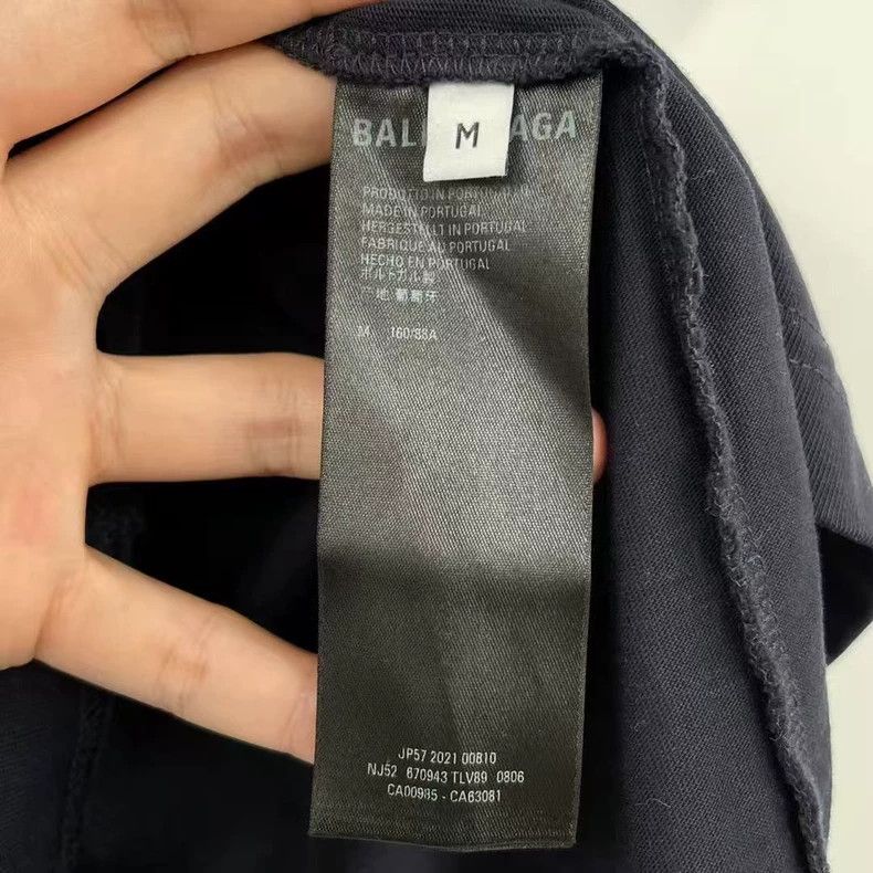 Balenciaga Balenciaga Wheat Scissors Letter Short Sleeve Size US M / EU 48-50 / 2 - 4 Thumbnail
