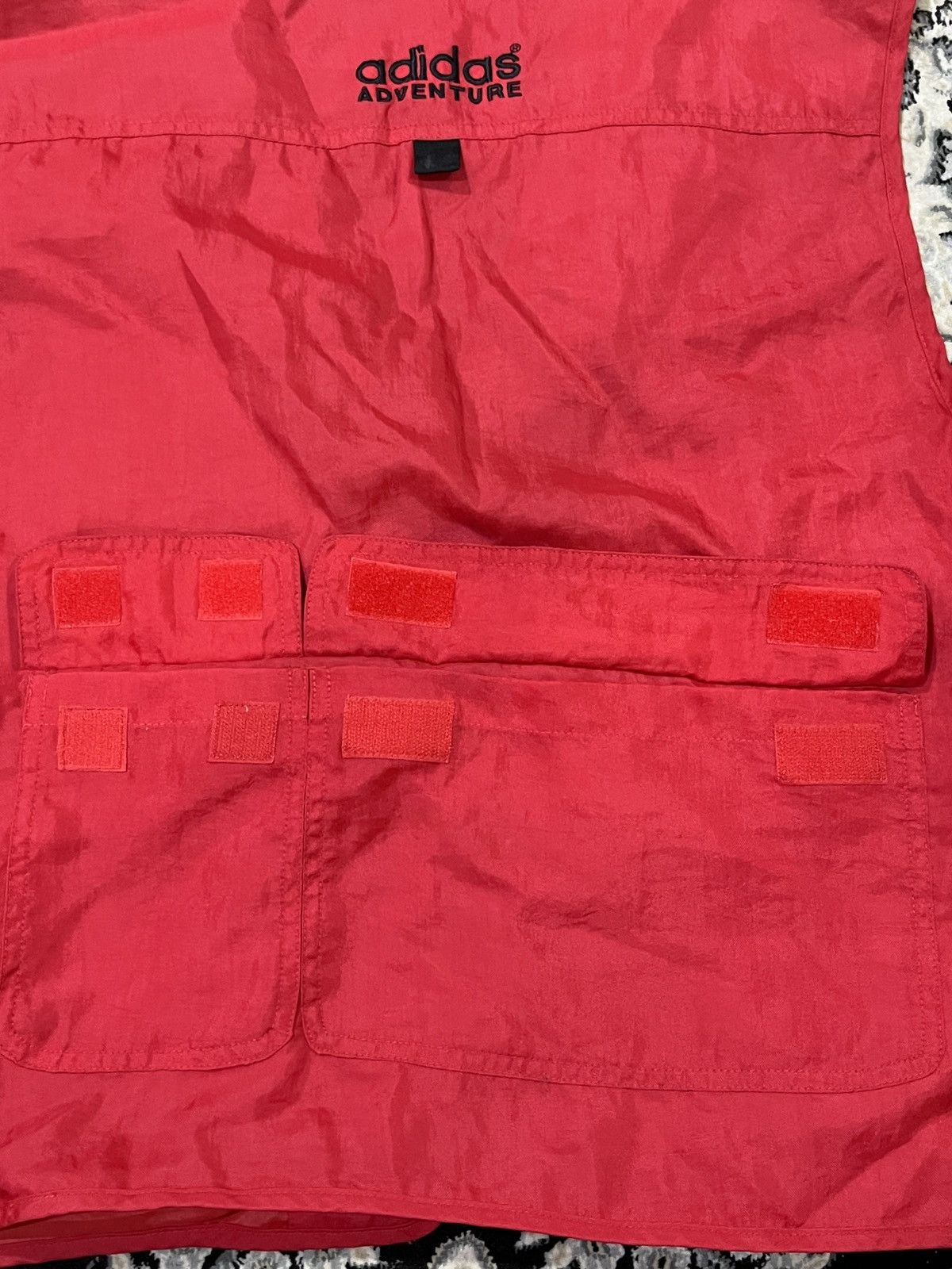 Adidas × Vintage 90s Adidas adventure multi pocket outdoor nylon vest Size US L / EU 52-54 / 3 - 11 Thumbnail