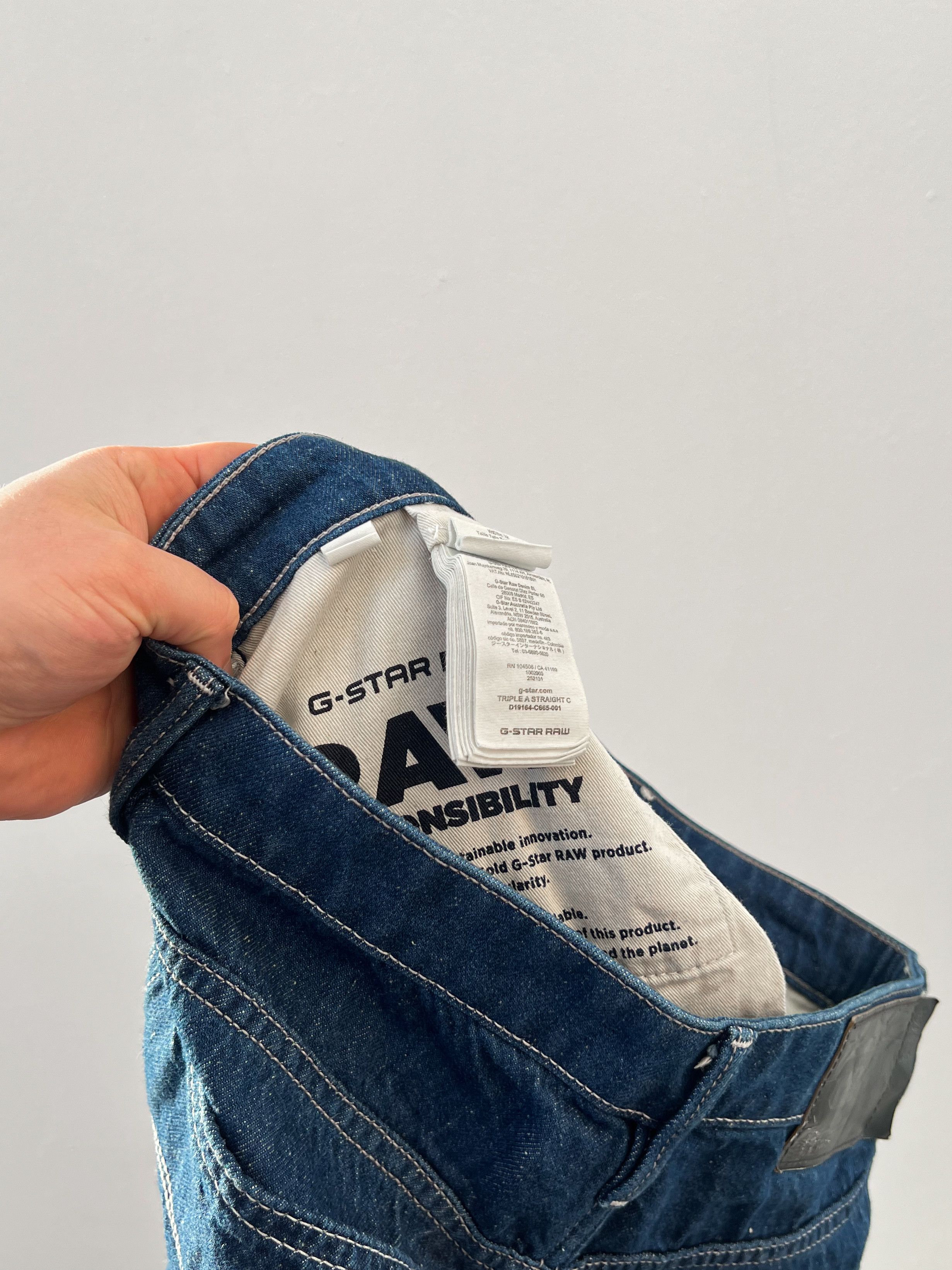 G-Star × Japanese Brand G-Star Raw jeans pants Size US 32 / EU 48 - 13 Thumbnail