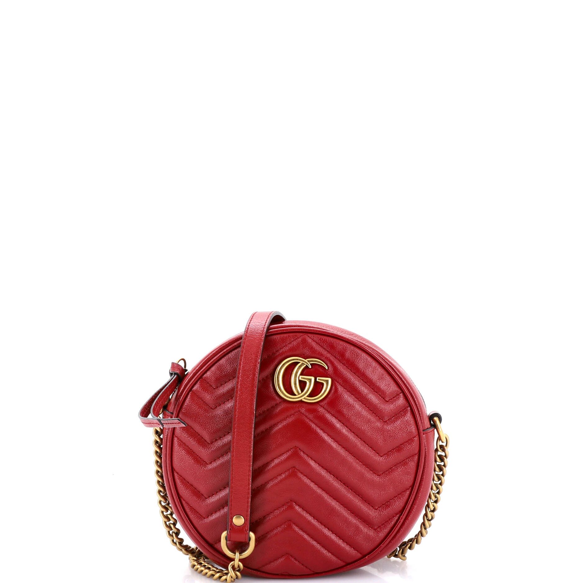 GG Marmont Round Shoulder Bag