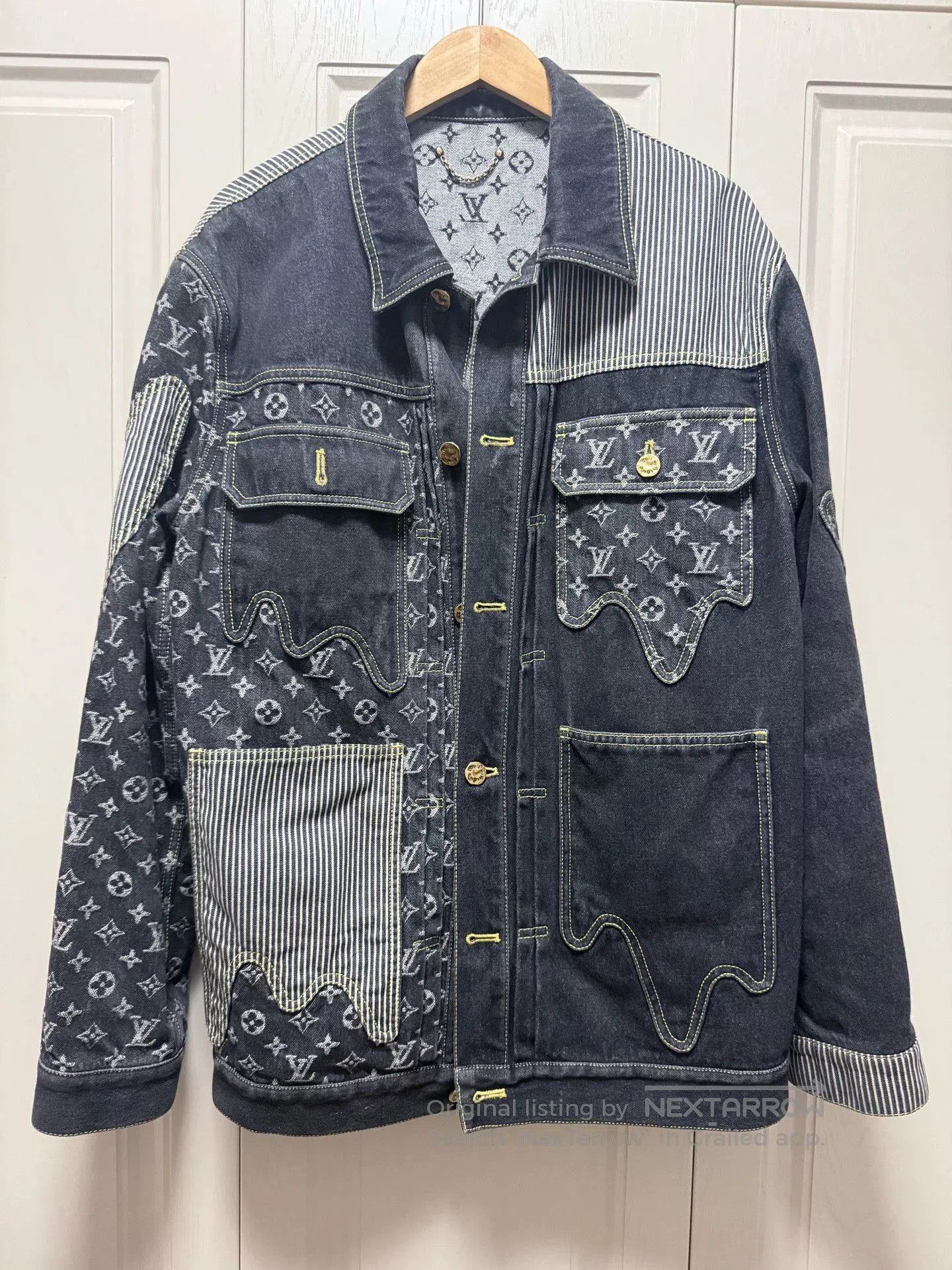 Louis Vuitton Louis Vuitton Nigo Deconstructed Denim Jacket. Size US M / EU 48-50 / 2 - 1 Thumbnail