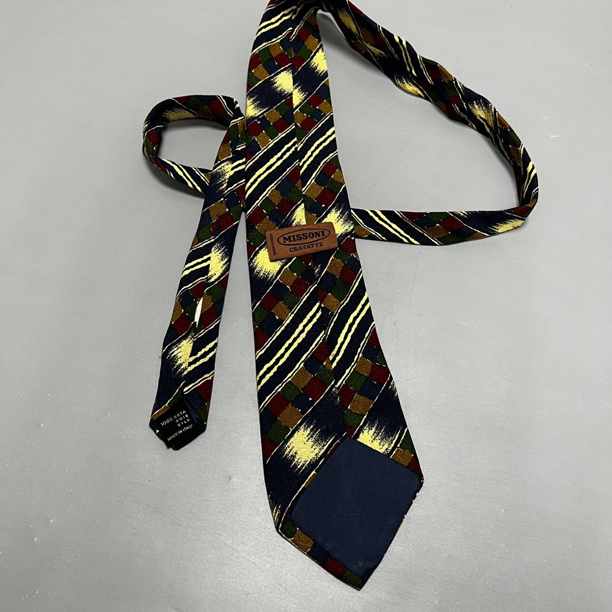 Missoni × Vintage Vintage Missoni Tie Luxury Silk Size ONE SIZE - 4 Thumbnail