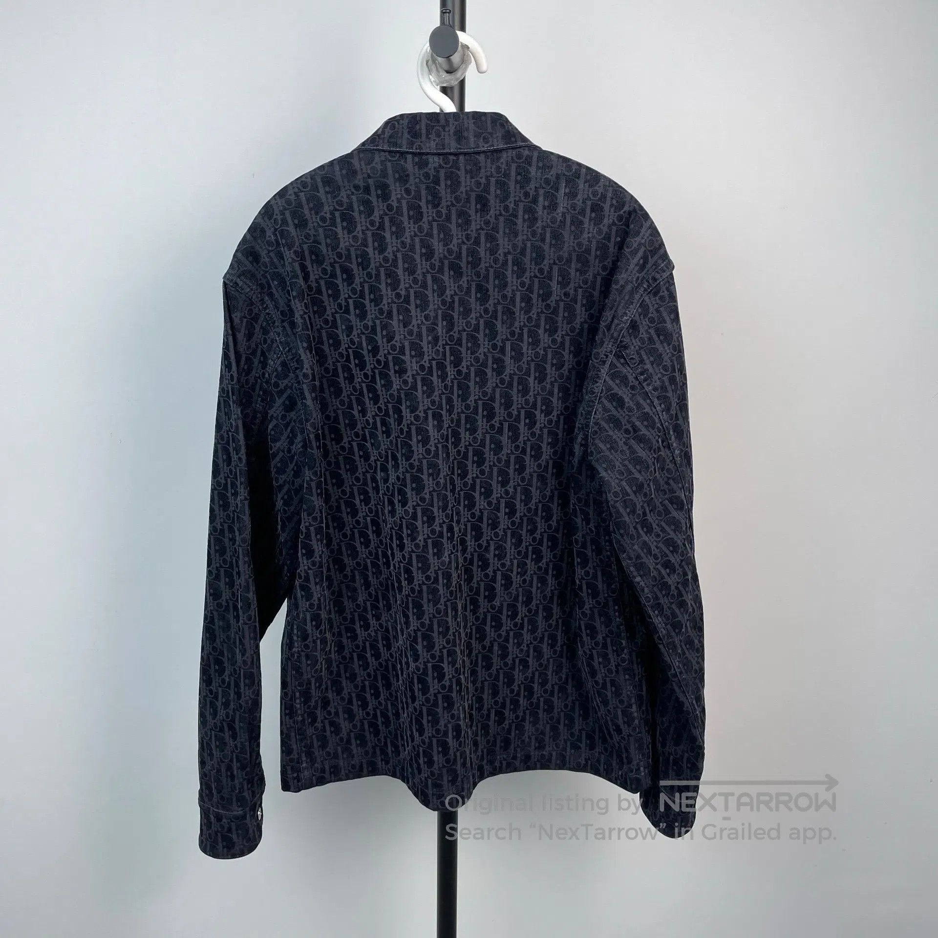 Dior Dior Dark blue velvet vintage print denim jacket| Size US S / EU 44-46 / 1 - 2 Thumbnail