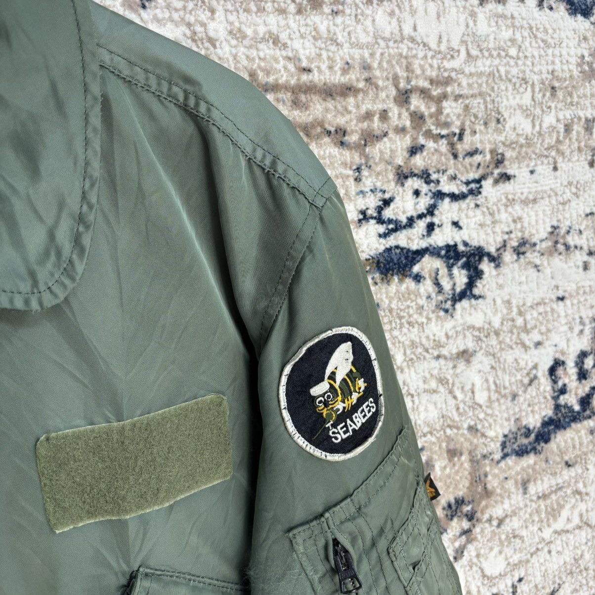 Alpha Industries × Vintage VINTAGE ALPHA INDUSTRIES BOMBER JACKET MADE IN USA Size US L / EU 52-54 / 3 - 4 Thumbnail