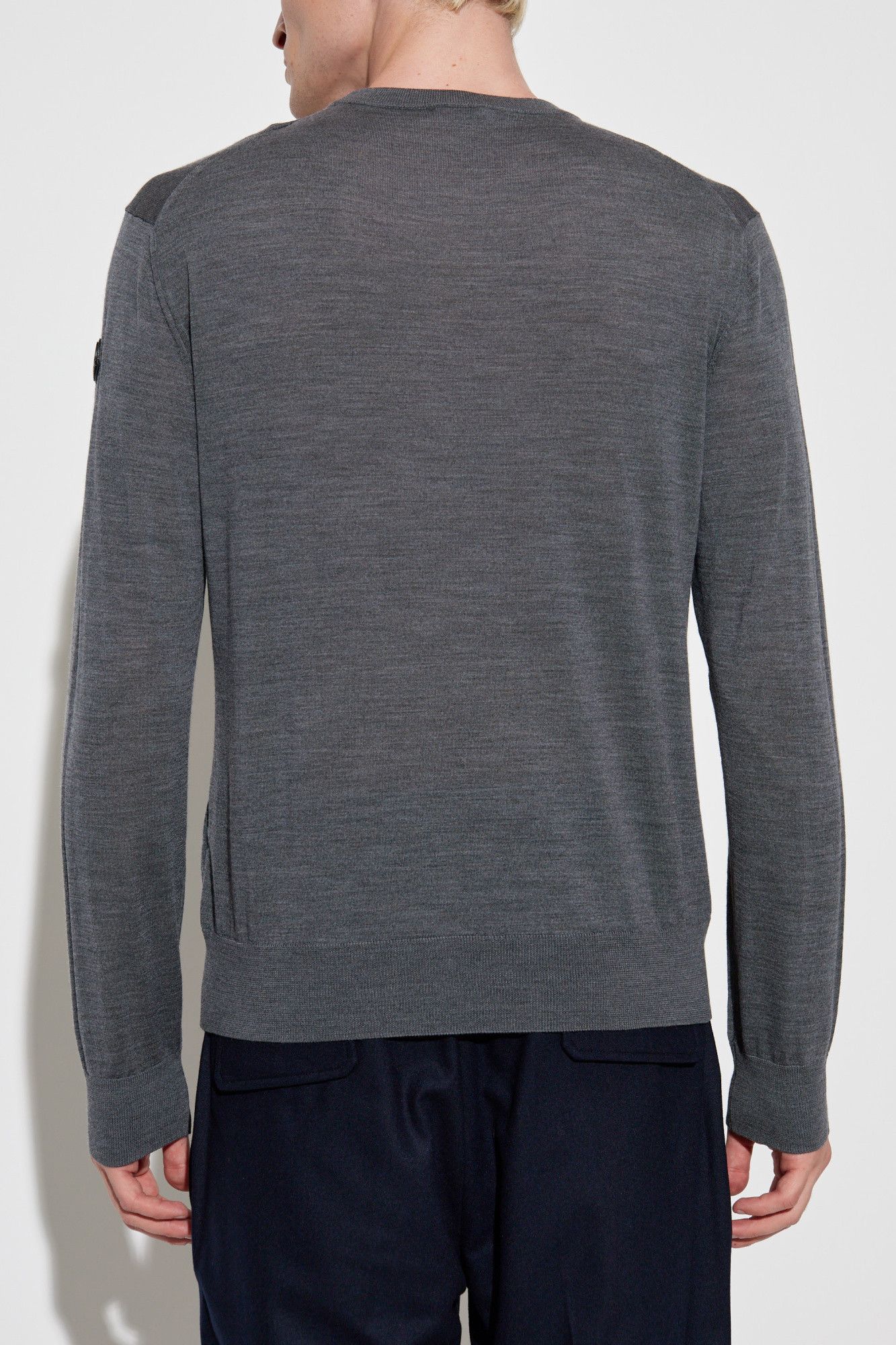 Moncler o1s22i1n1124 Lightweight Wool Pullover Sweater in Grey Size US M / EU 48-50 / 2 - 4 Thumbnail
