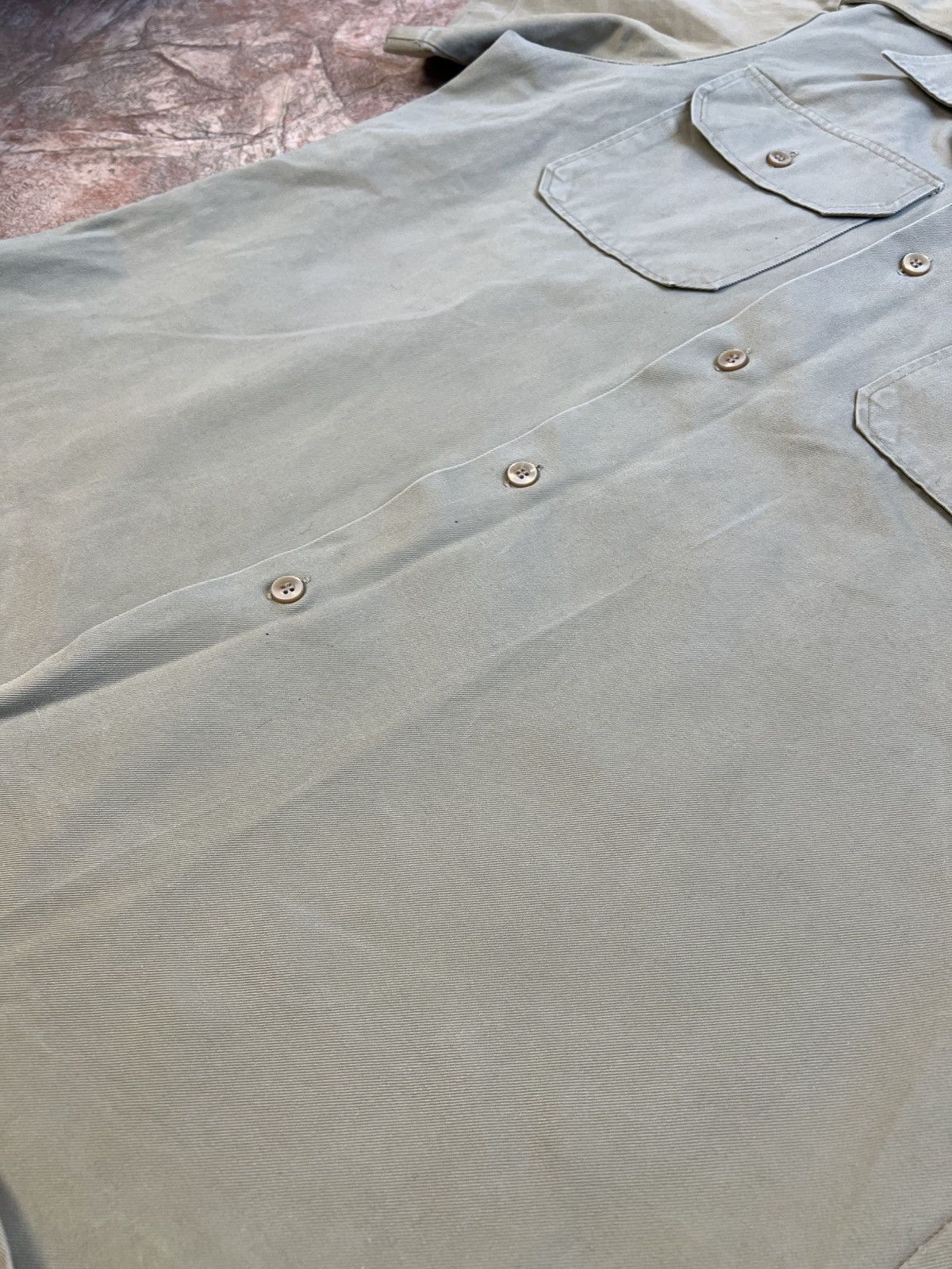 Other Vintage US Army Quarter Shirt Khaki military Size US M / EU 48-50 / 2 - 8 Thumbnail