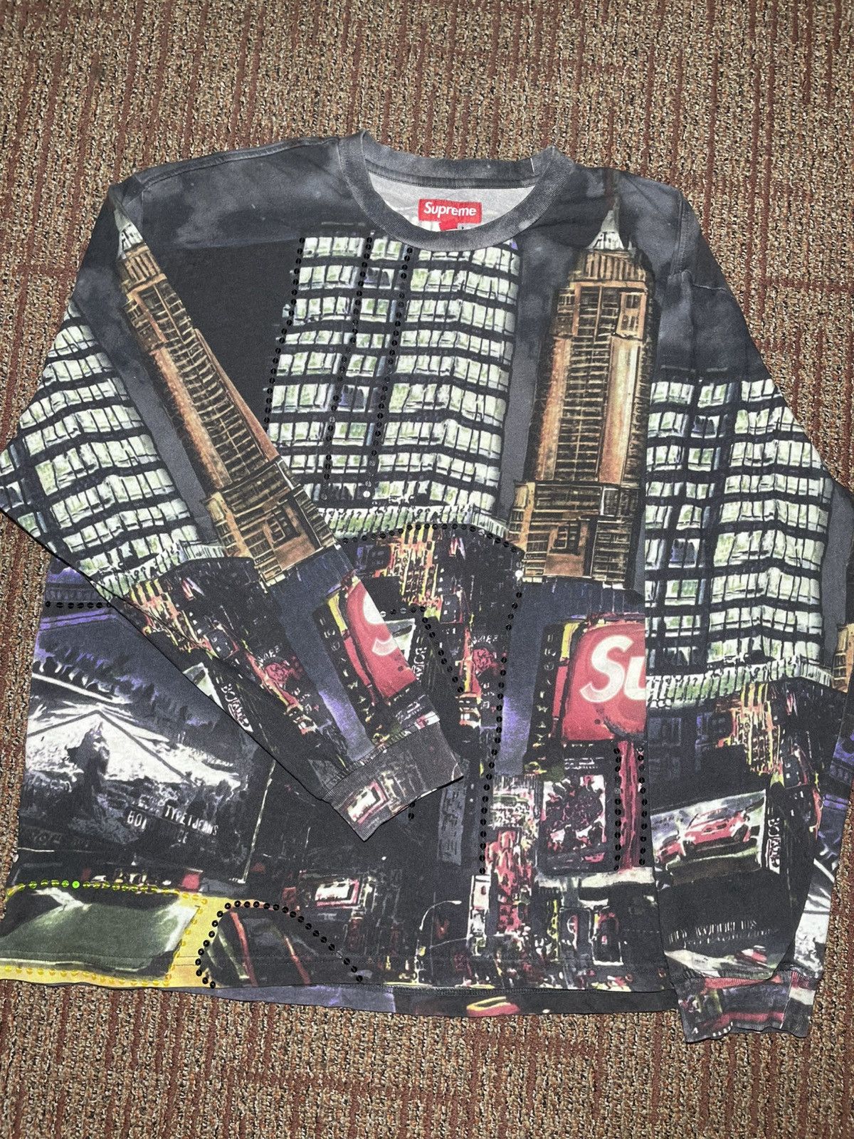 Supreme Supreme Skyline Sequin L/S Top Day | Grailed