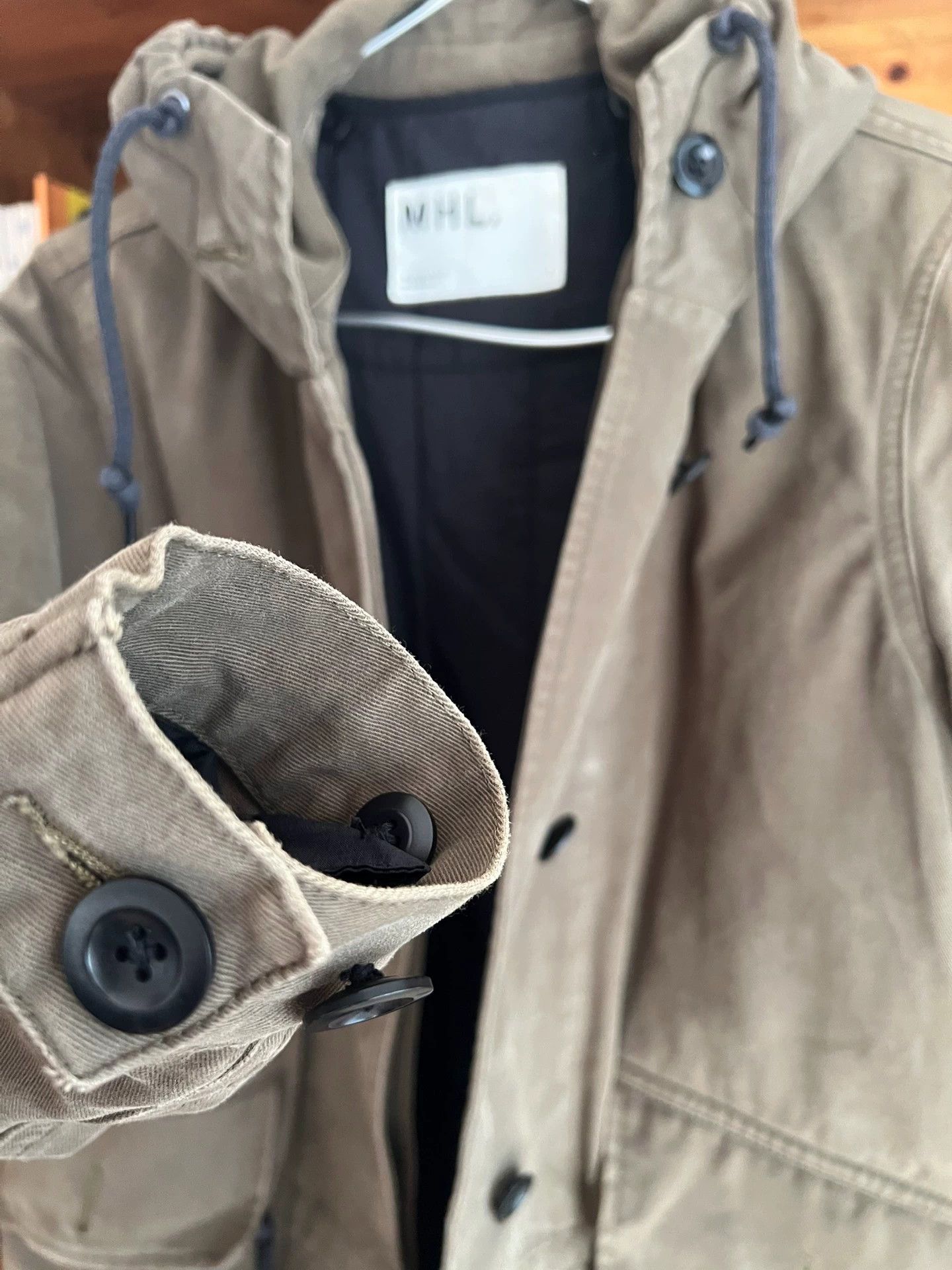 Other MHL Japan Moleskin Washed Distressed Dolman Coat 1 Size US S / EU 44-46 / 1 - 8 Thumbnail