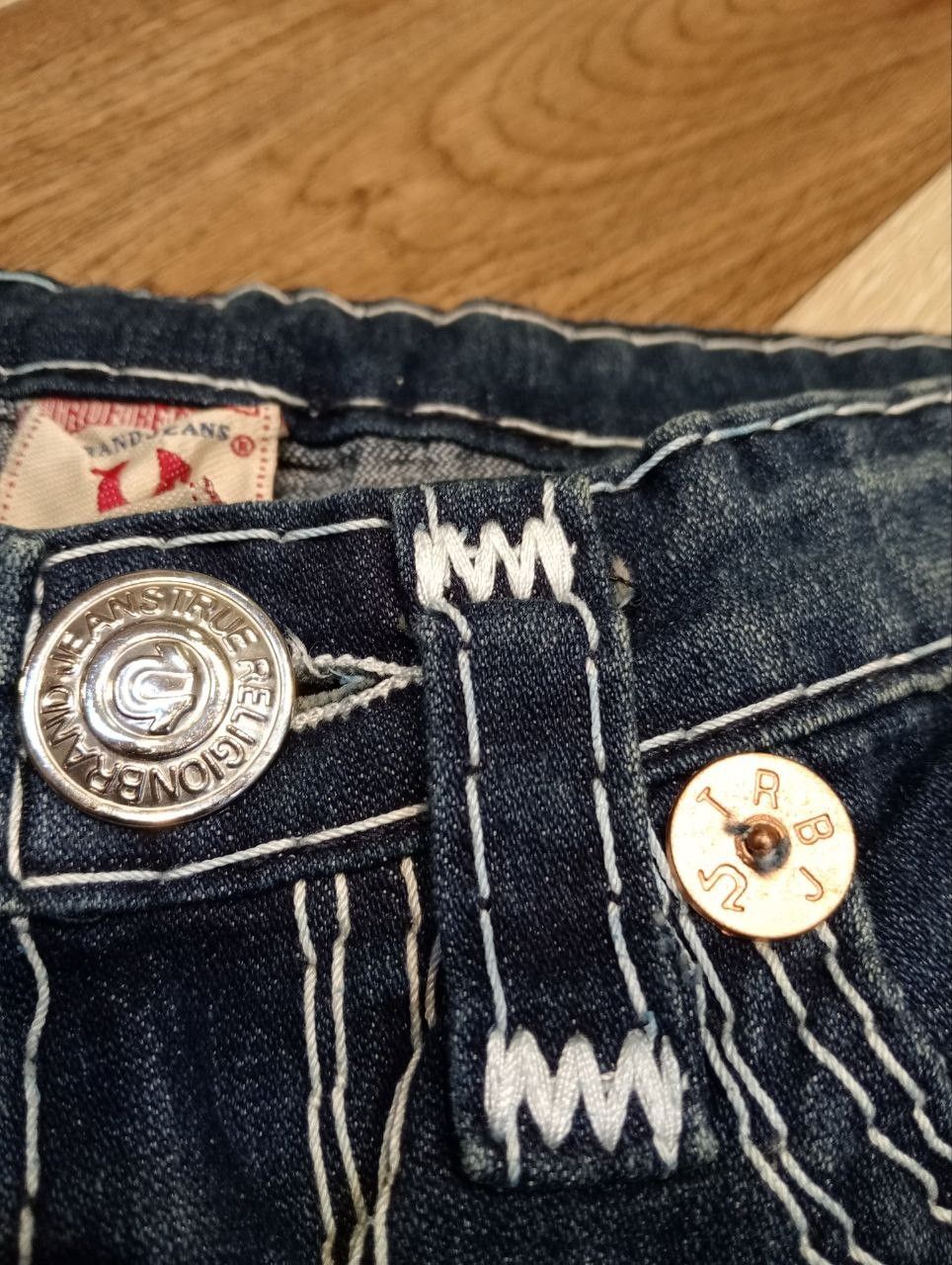 True Religion TRUE RELIGION BILLY SUPER T BLUE DENIM PANTS Size 27" / US 4 / IT 40 - 6 Thumbnail