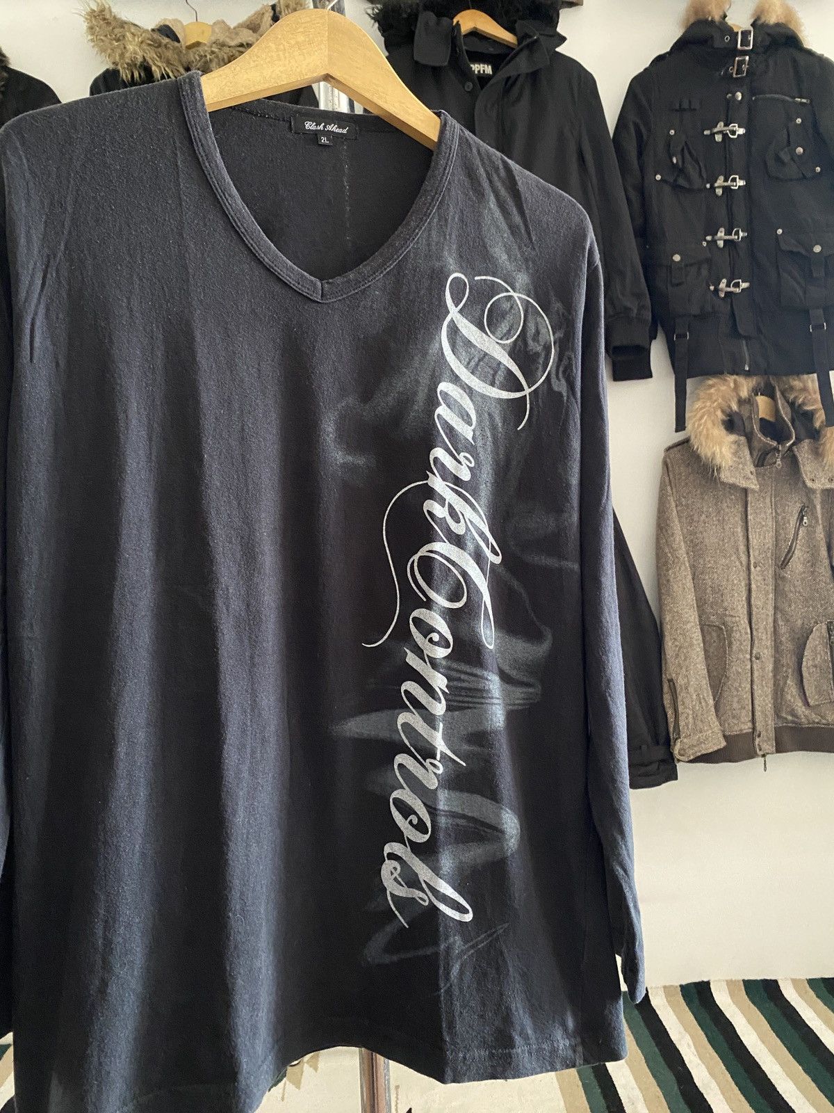 If Six Was Nine Japanese Clash A Head Poem Longsleeve Tee Size US XL / EU 56 / 4 - 5 Thumbnail