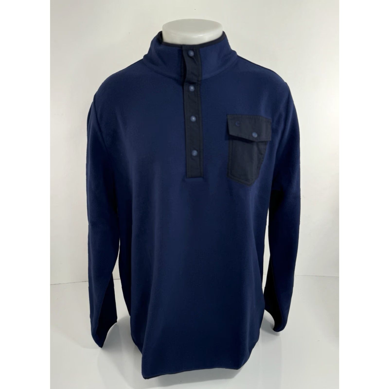 Logo 7 CRIQUET Mens XL Embroidered Logo Fleece Pullover Sweater Blue Logo Pullover Sweatshirt Jacket, Vintage? Size US XL / EU 56 / 4 - 2 Thumbnail