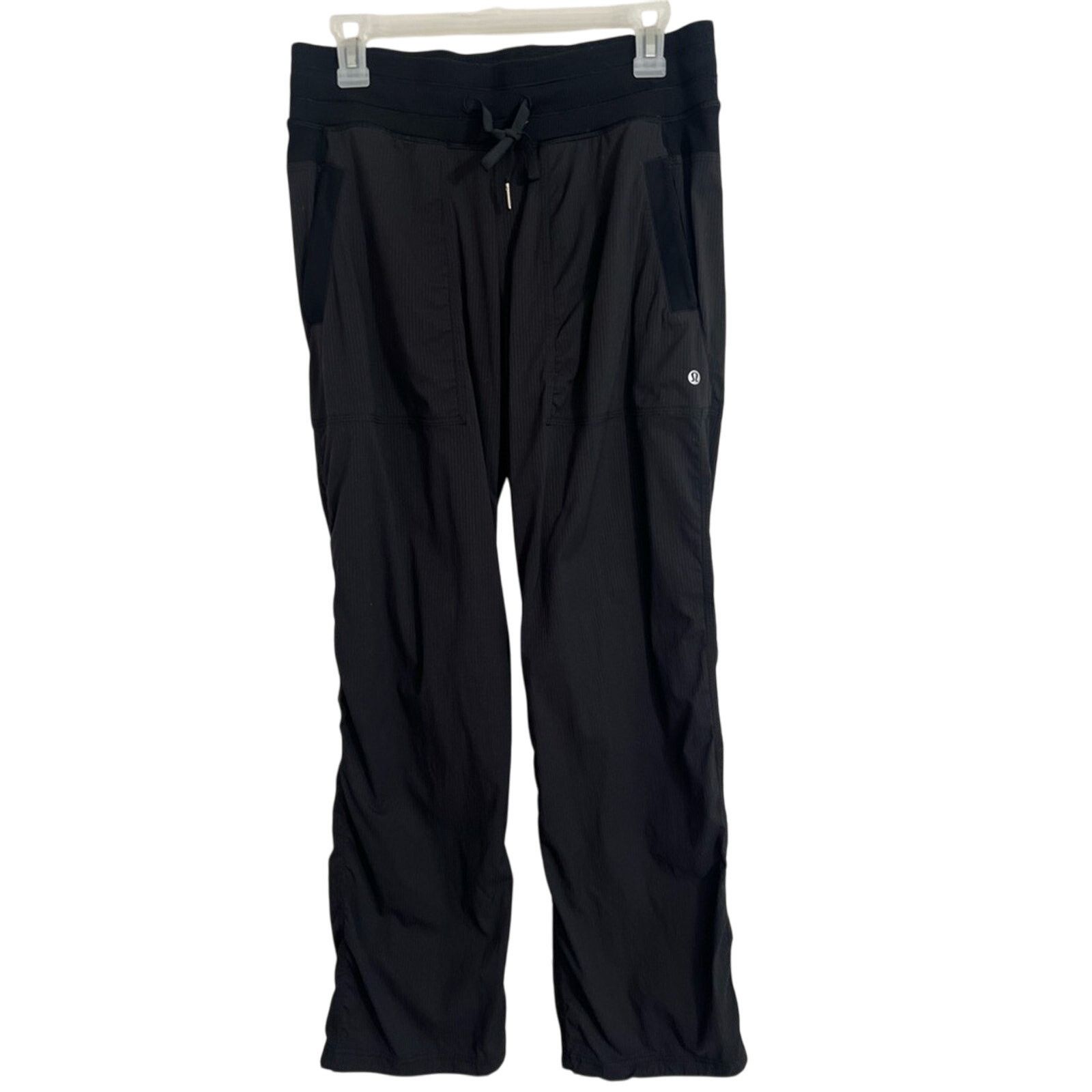 Lululemon Lululemon W5ENOR Dance Mid Rise Full Length Pants 8 Black Size 30" / US 8 / IT 44 - 1 Thumbnail