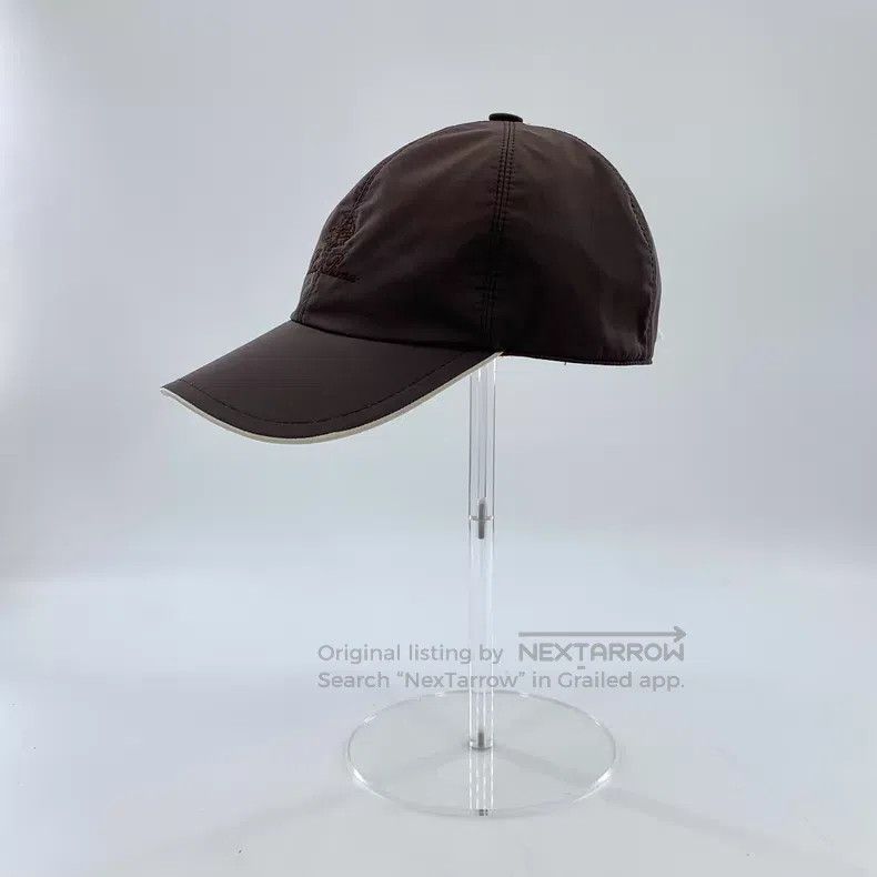 Loro Piana Loro Piana size M Dark Brown Logo Embroidered Cotton Duckbi Size ONE SIZE - 2 Thumbnail