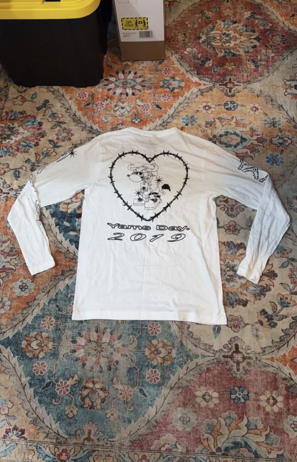 A$AP Rocky ASAP Yams Bull Long Sleeve Yams Day 2019-New Small Size US M / EU 48-50 / 2 - 3 Thumbnail