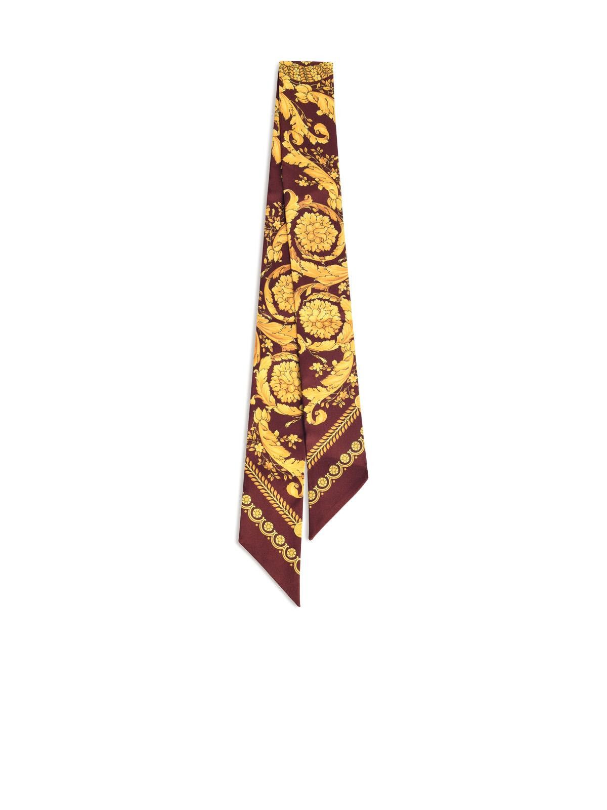 VERSACE 'Barocco' Silk Lavallière