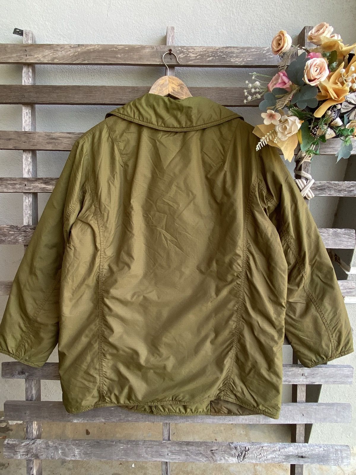 45rpm Vintage 45RPM olive green quilted double-breasted jacket Size US M / EU 48-50 / 2 - 3 Thumbnail