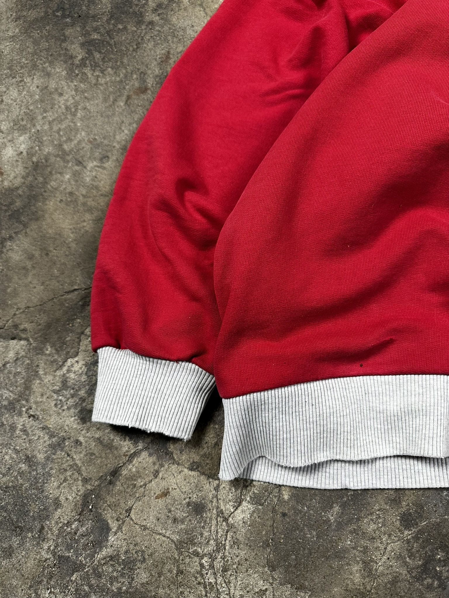 Nike 90s Nike Swoosh Distressed Boxy Crewneck Vintage Size US L / EU 52-54 / 3 - 2 Thumbnail