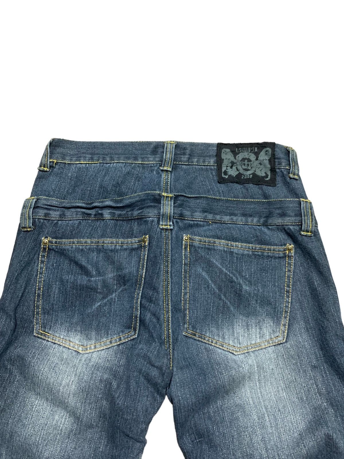GOSTAR DE FUGA × LOWBOX × Tornado Mart Lowbox double waist 3/4 jeans Size US 30 / EU 46 - 9 Thumbnail