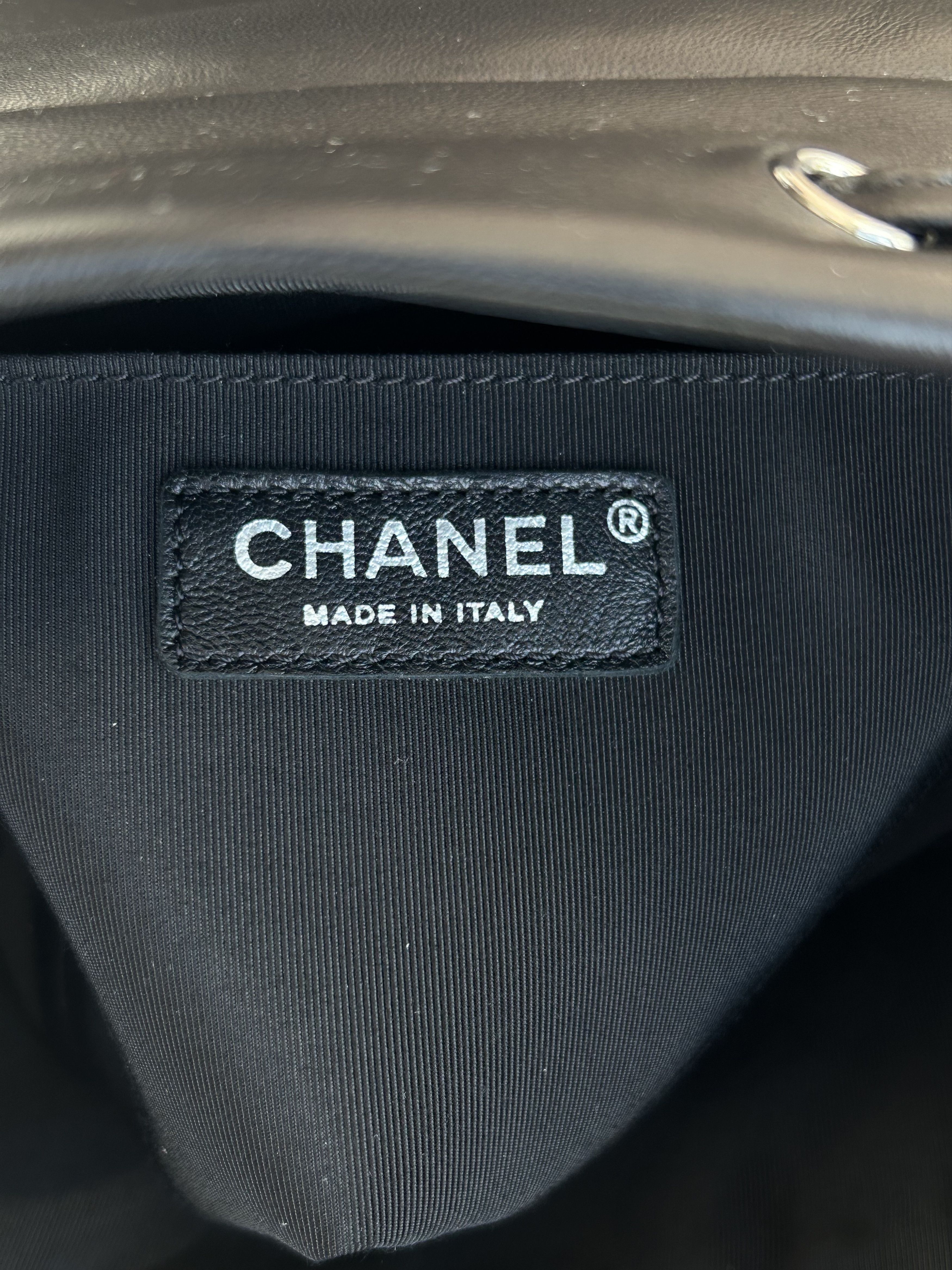 Chanel Chanel Black Lambskin Quilted Large Urban Spirit Backpack Size ONE SIZE - 5 Thumbnail