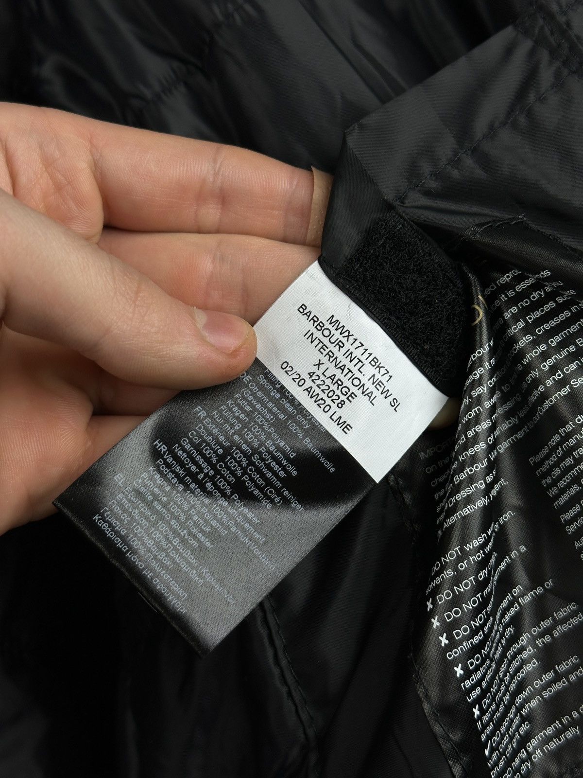 Barbour Barbour International Waxed Jacket Size US XL / EU 56 / 4 - 13 Thumbnail