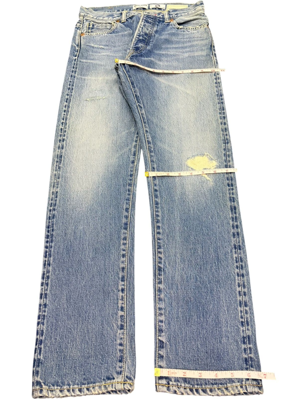 Edwin Vintage Frederick Selvedge Distressed Jeans Size 29" - 8 Thumbnail