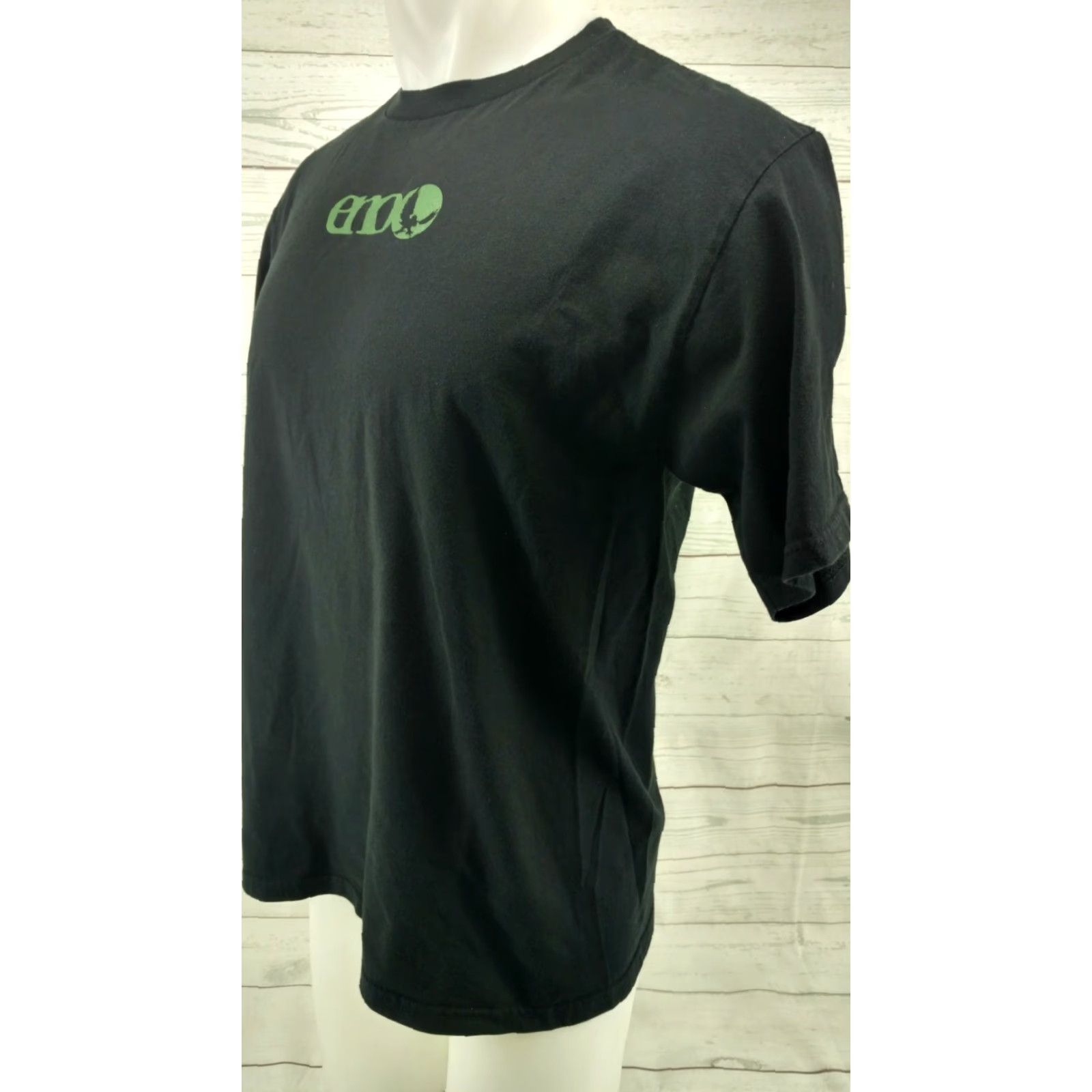Gildan Gildan T-Shirt Mens ENO Hammock Black 2-Sided Graphic Regular Fit Crew Neck Short Sleeve Medium/Adult Mens Black Graphic Print Logo 2-Sided Preowned Size US M / EU 48-50 / 2 - 3 Thumbnail