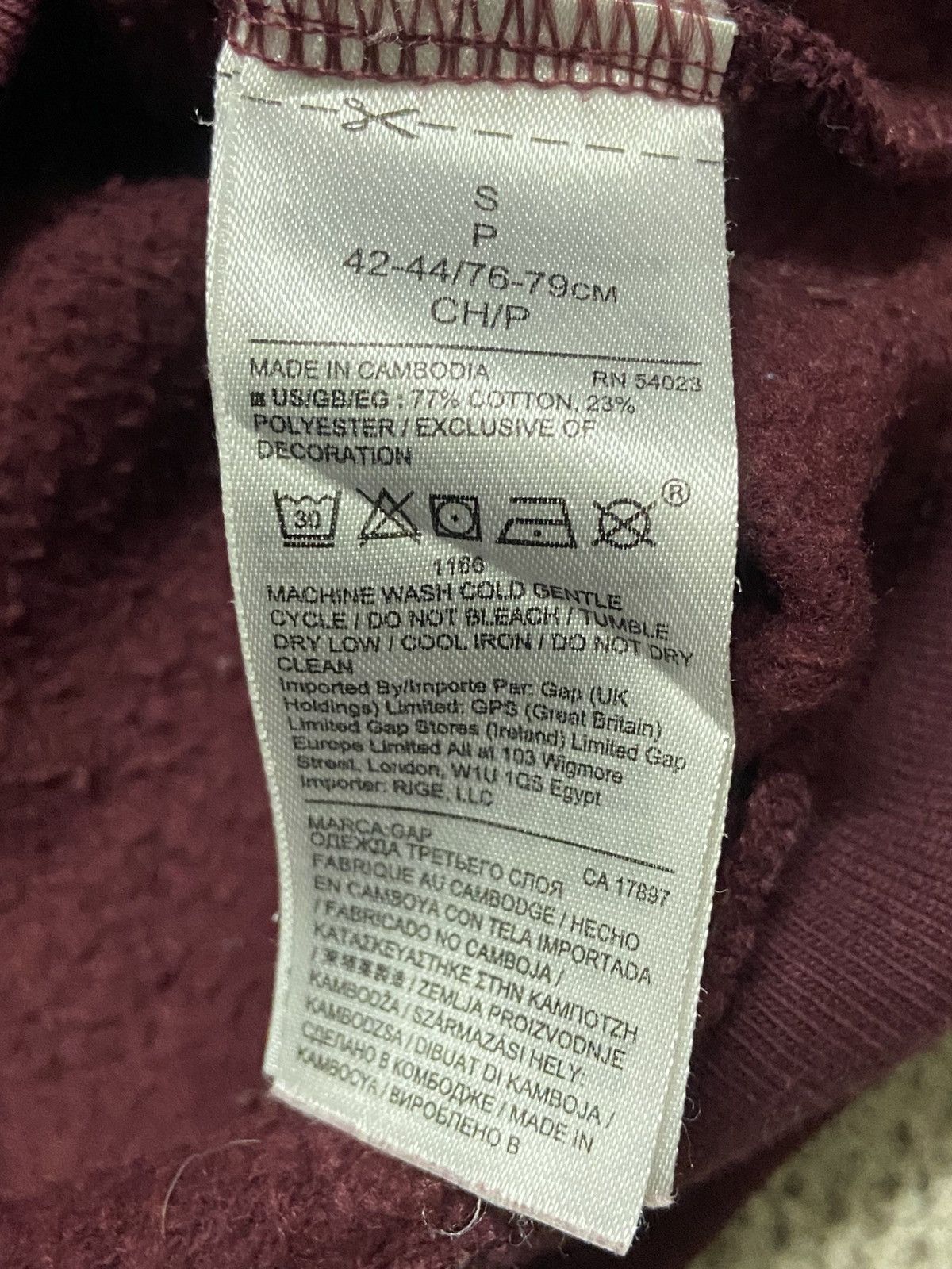 Gap Gap Big Logo Hoodie Sweatshirt Size US S / EU 44-46 / 1 - 4 Thumbnail