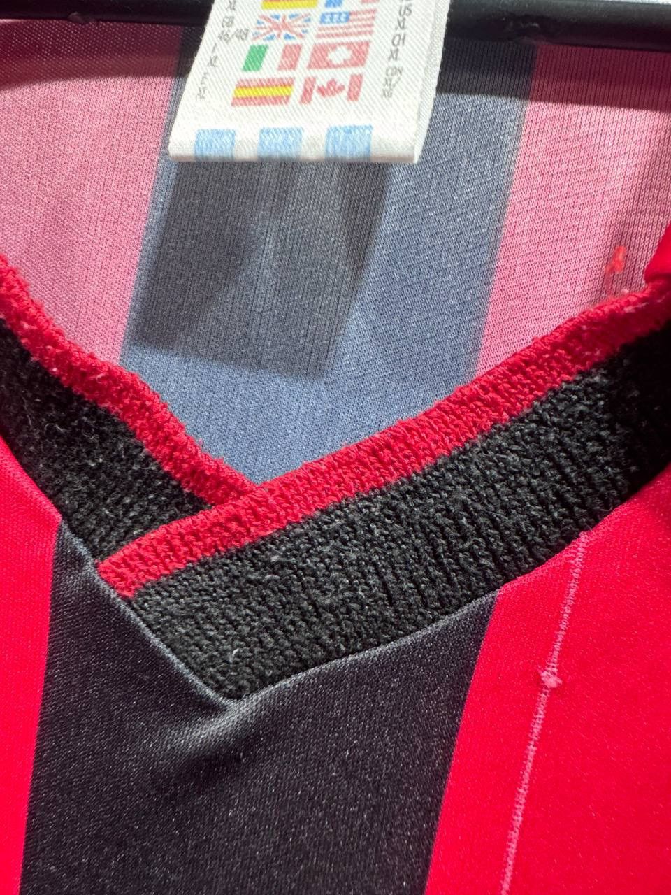 Adidas 1992-93 AC Milan Serie -A Home Football Jersey Shirt Size US XL / EU 56 / 4 - 12 Thumbnail