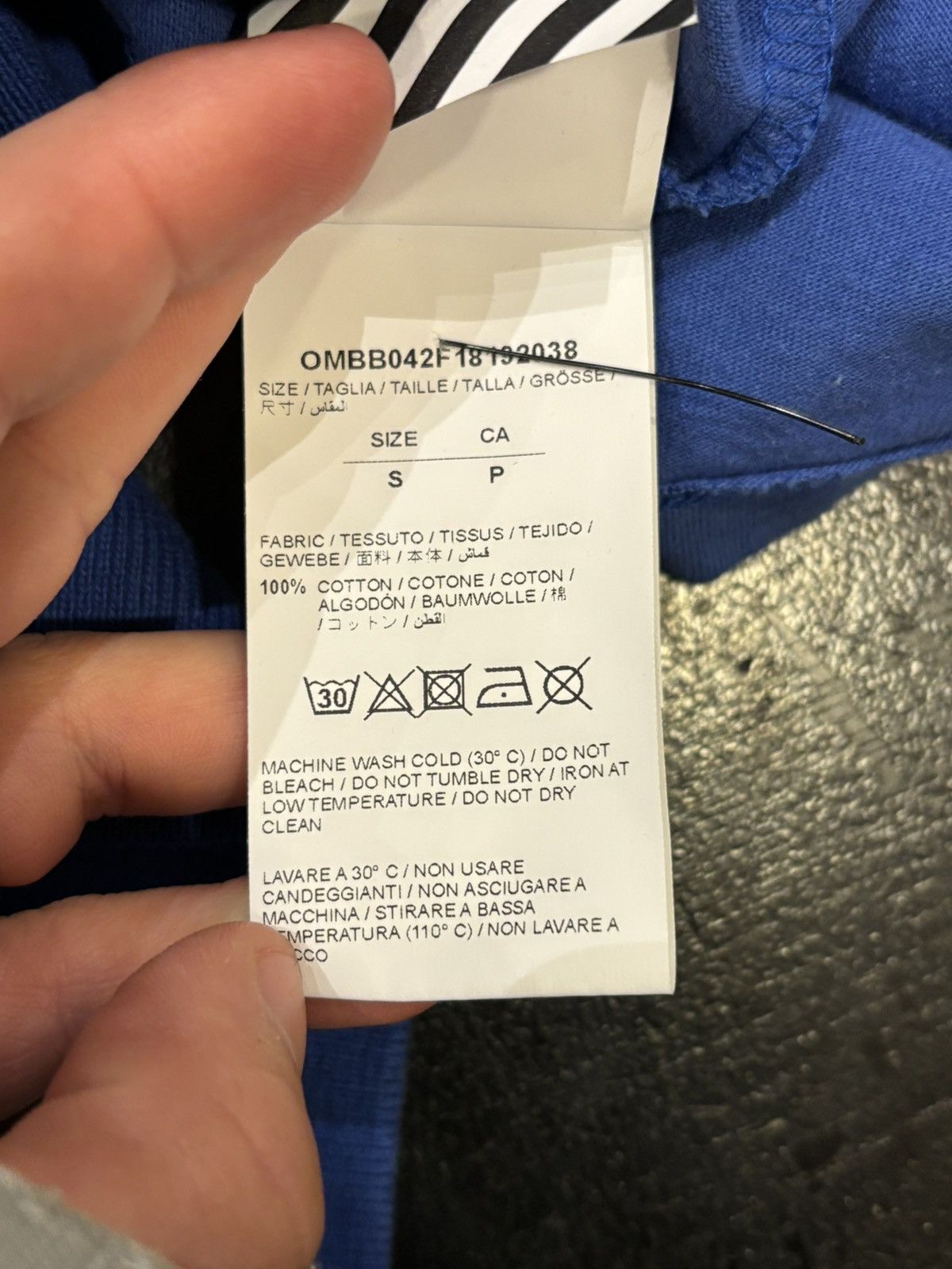 Off-White Off-White Layered Blurred Hoodie Size US S / EU 44-46 / 1 - 4 Thumbnail