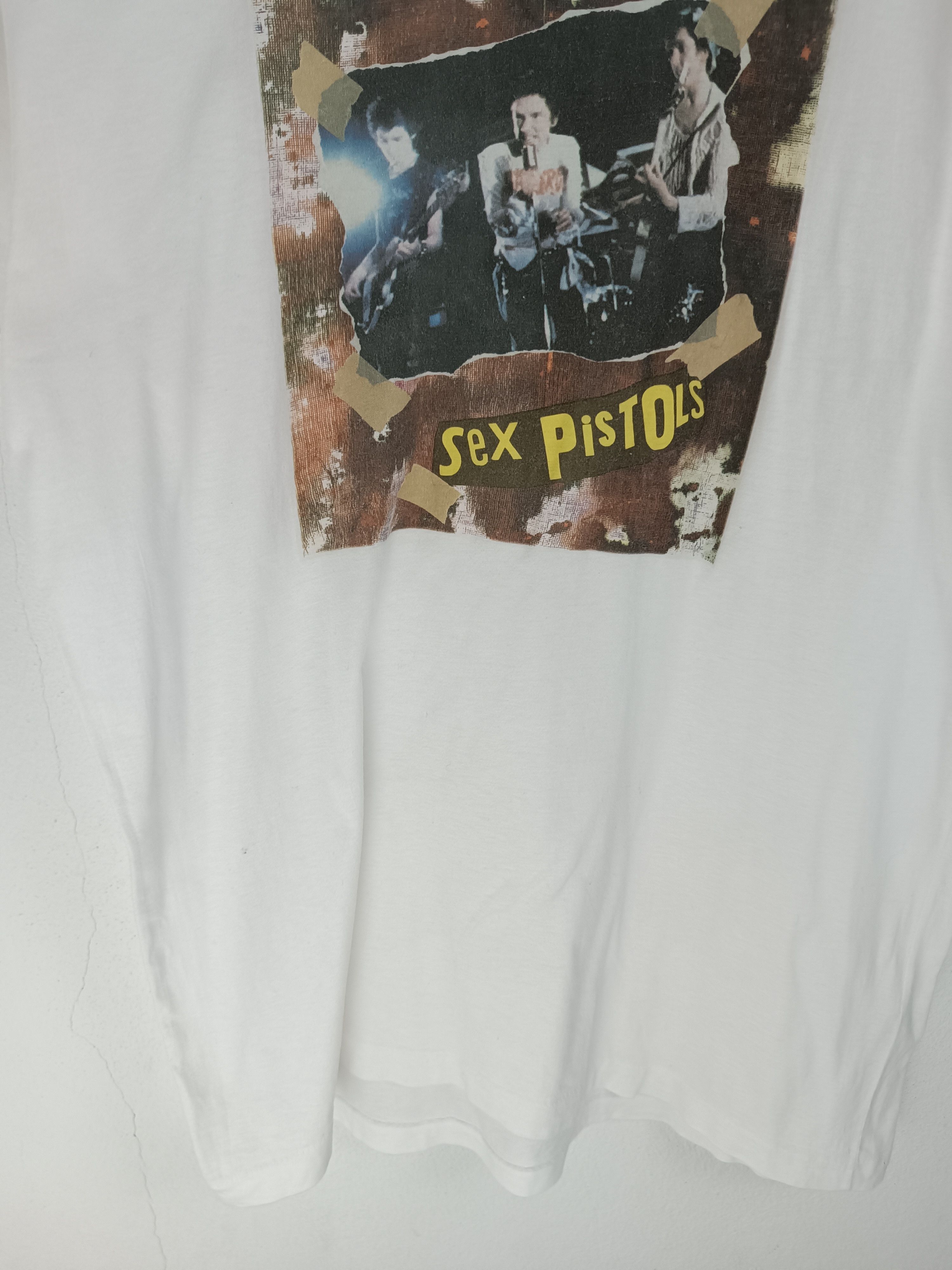 Band Tees VINTAGE 90'S SEX PISTOLS PUNK ANARCHY IN THE UK VERY RARE Ts Size US M / EU 48-50 / 2 - 8 Thumbnail