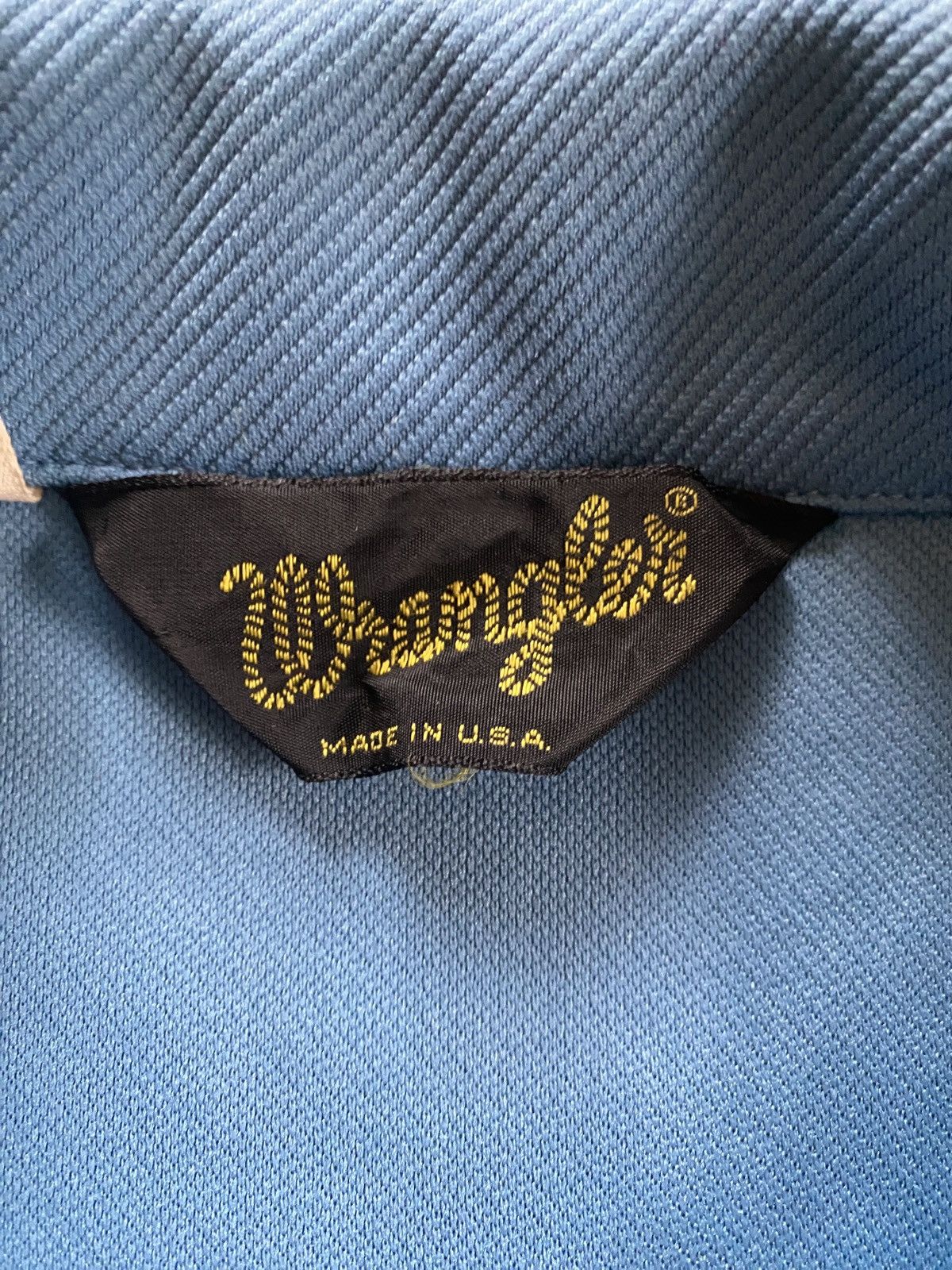 Wrangler Vintage 70’s Wrangler Blue Pearl Snap Button Up Size US M / EU 48-50 / 2 - 4 Thumbnail