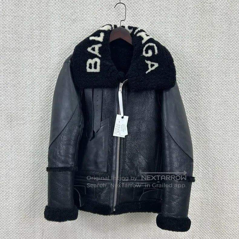 Balenciaga Balenciaga Leather Jacket Size XXS / US 00 / IT 34 - 1 Thumbnail
