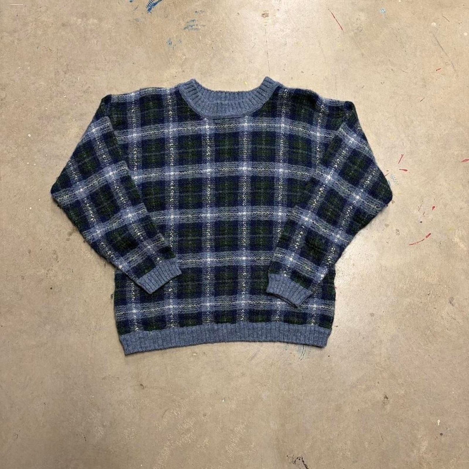 Northern Reflections 90s wool checkered sweater Size US M / EU 48-50 / 2 - 4 Thumbnail