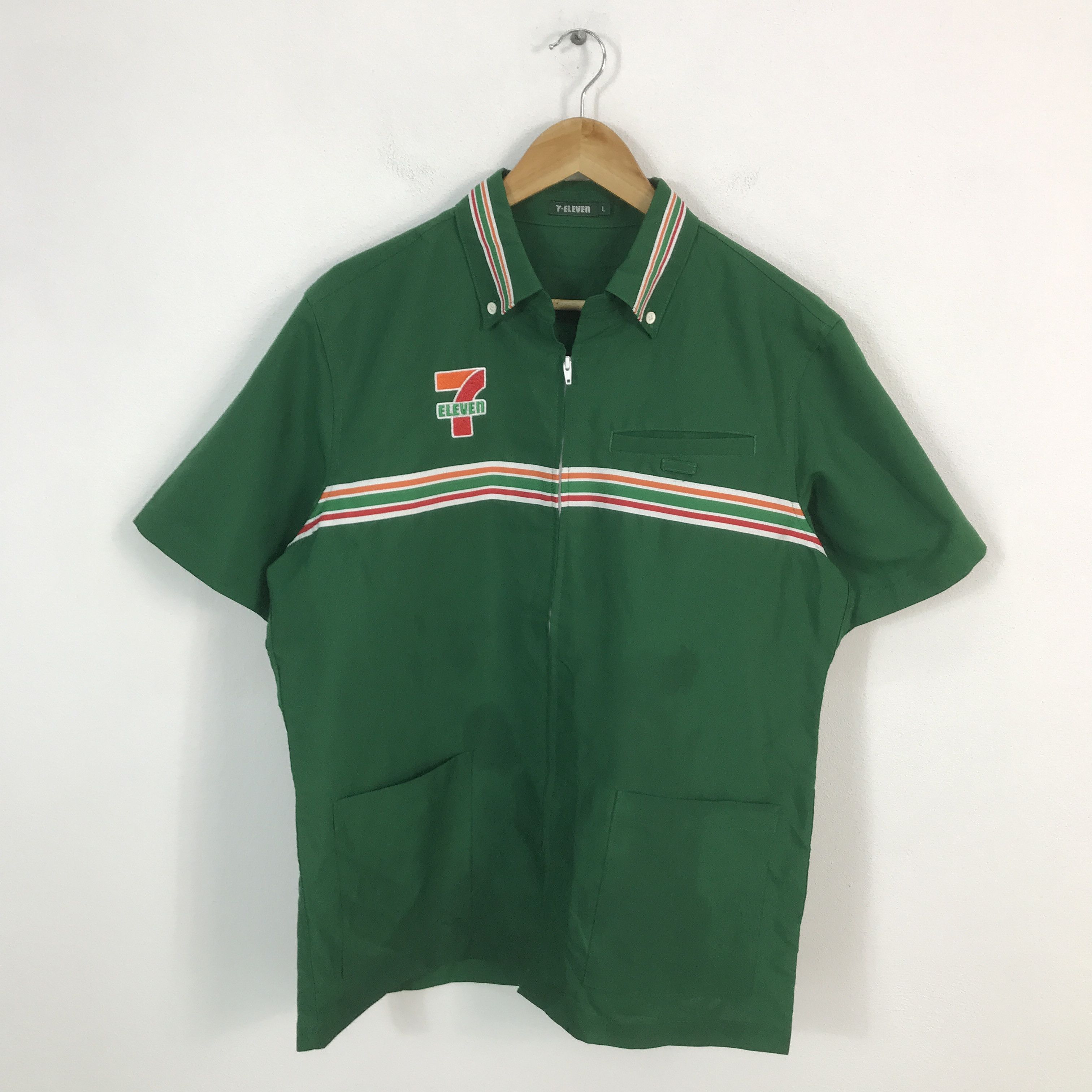 Japanese Brand Vintage Og 7 Eleven Uniform Japan Jacket Size US L / EU 52-54 / 3 - 1 Thumbnail