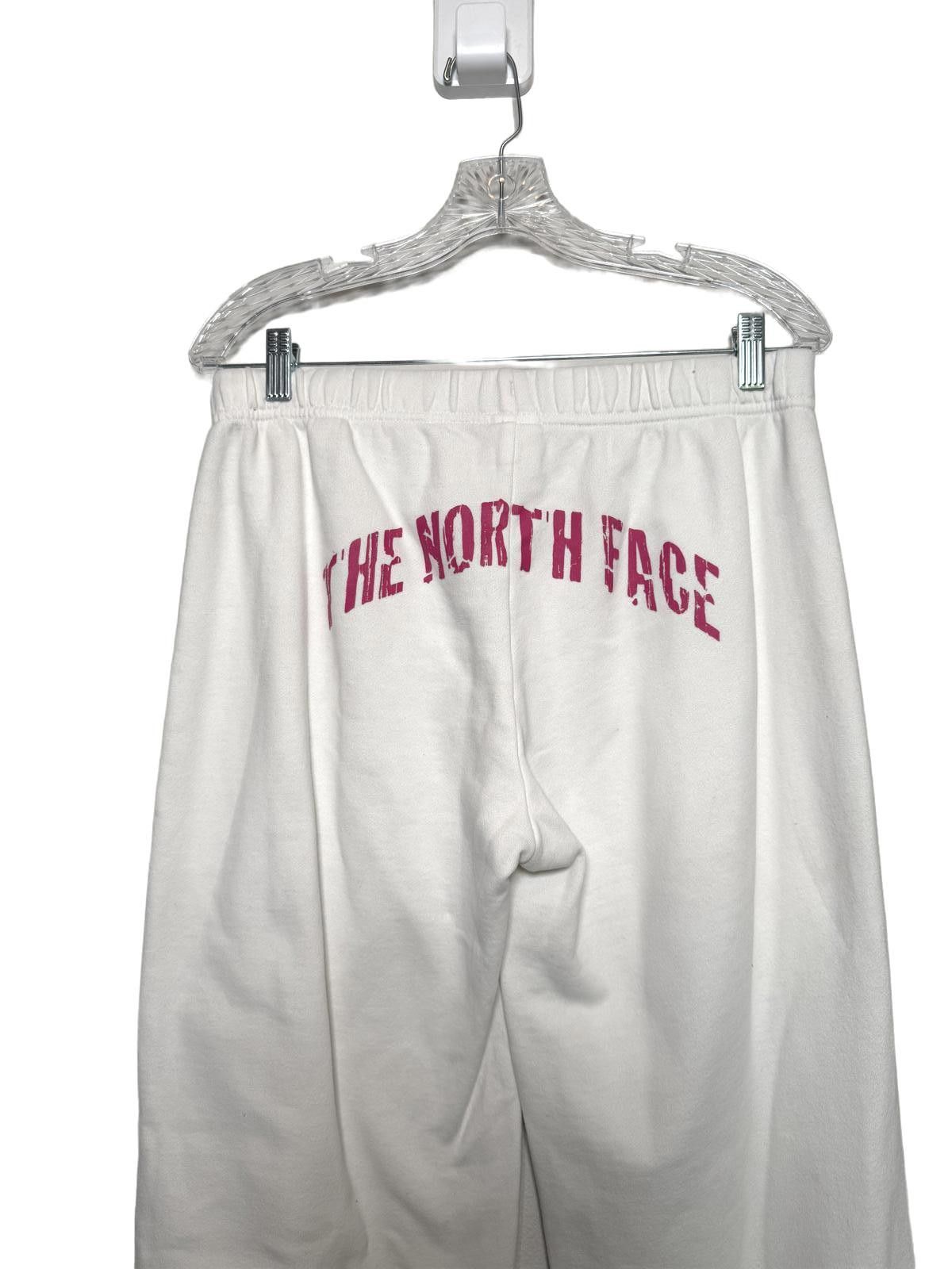 The North Face The North Face White Sweatpants with Pink Accents Size 36" / US 14 / IT 50 - 3 Thumbnail