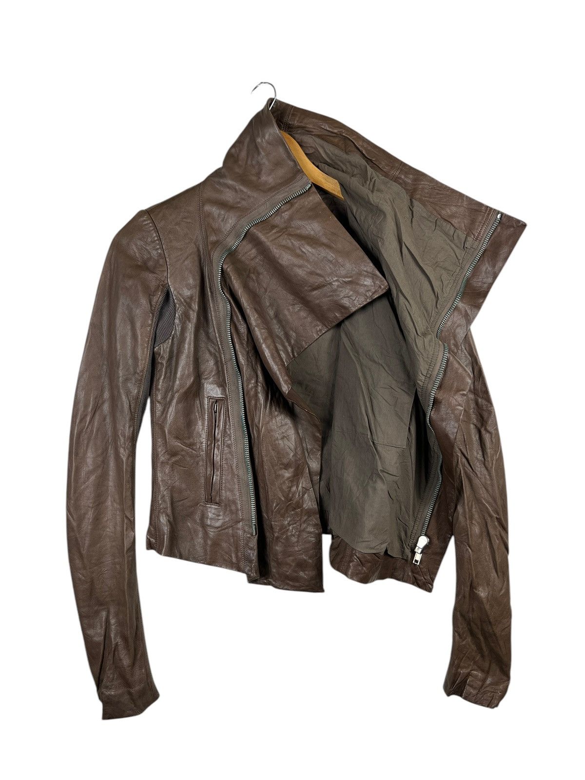 Rick Owens 🔥 RICK OWENS HYBRID LEATHER BOHO MOTORCYCLE JACKET Size M / US 6-8 / IT 42-44 - 2 Thumbnail