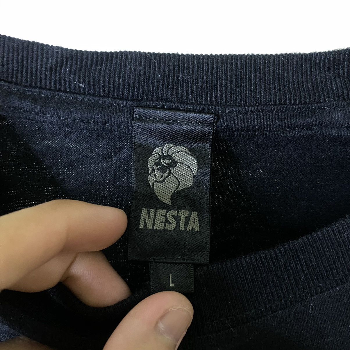 Japanese Brand Nesta Japanese Streetwear Brand Minimalist Design LS Tee Size US M / EU 48-50 / 2 - 5 Thumbnail