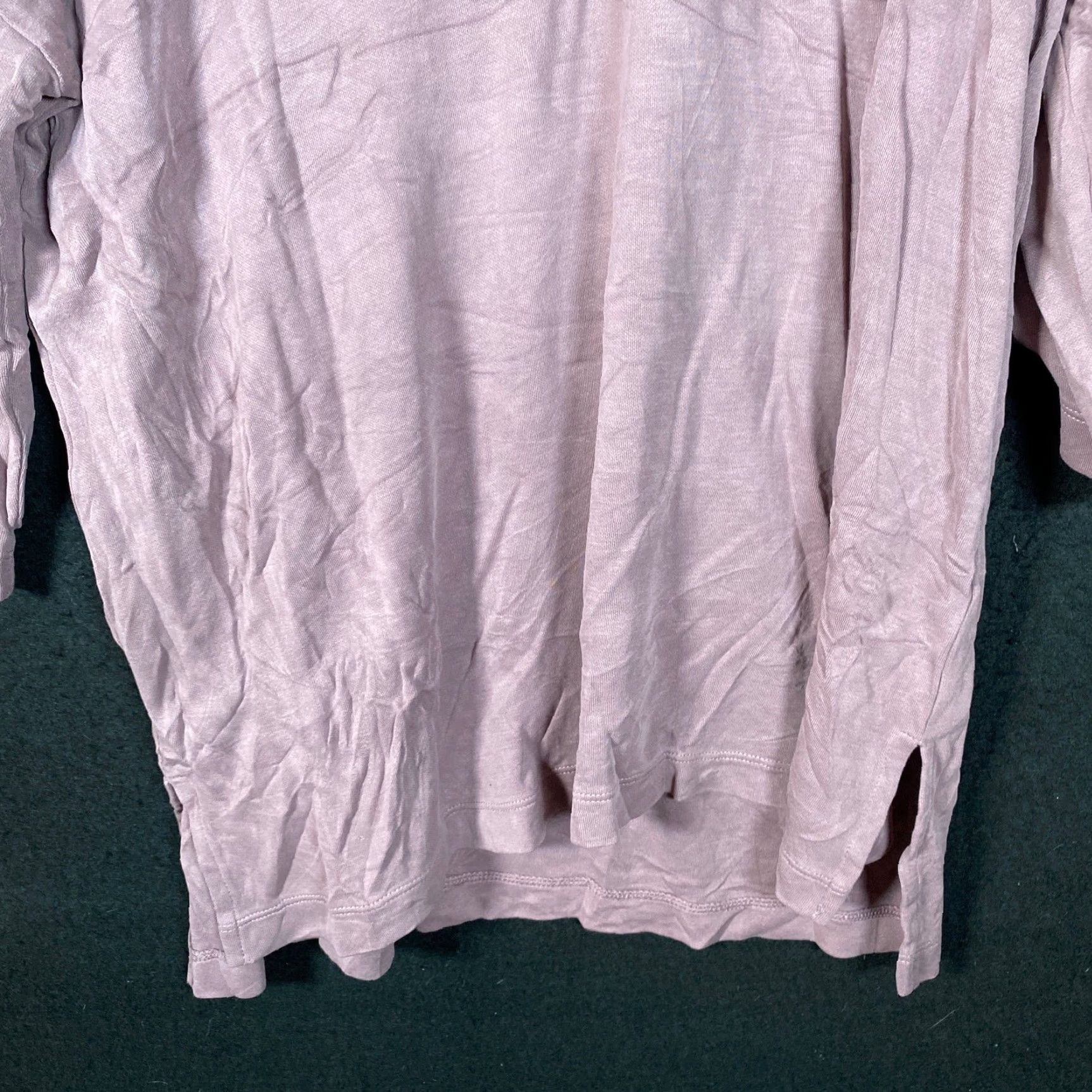 Vintage Pure Jill Shirt Purple Long Sleeve V-Neck Tunic Modal Blend Large Womens Size L / US 10 / IT 46 - 3 Thumbnail