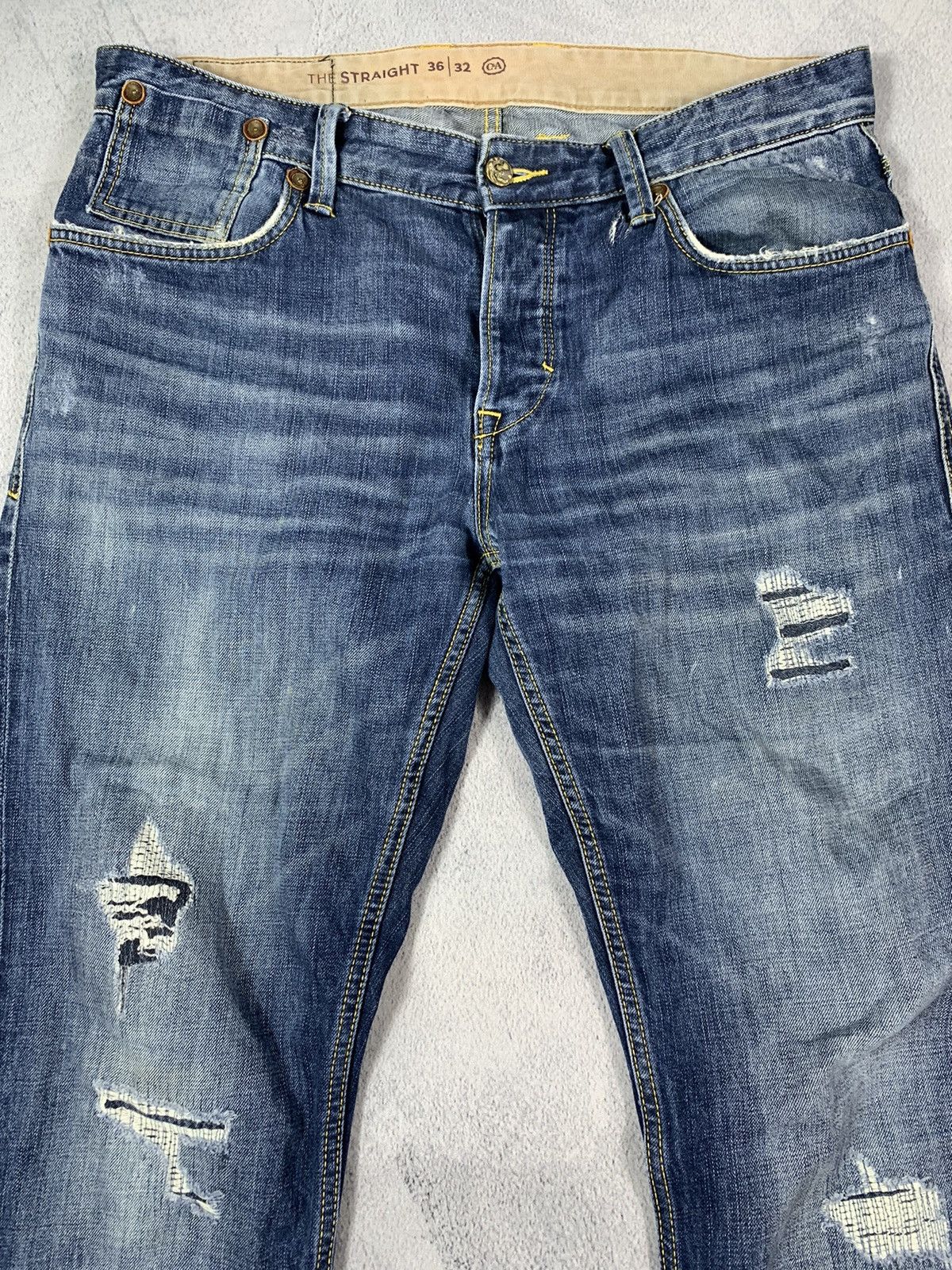 Japanese Brand × Vintage Vintage Y2K Japanese jeans faded denim streetwear size 36 Size US 36 / EU 52 - 2 Thumbnail