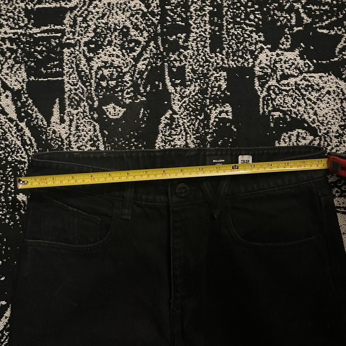 Volcom Volcom billow baggy black denim 34x32 Size US 34 / EU 50 - 2 Thumbnail