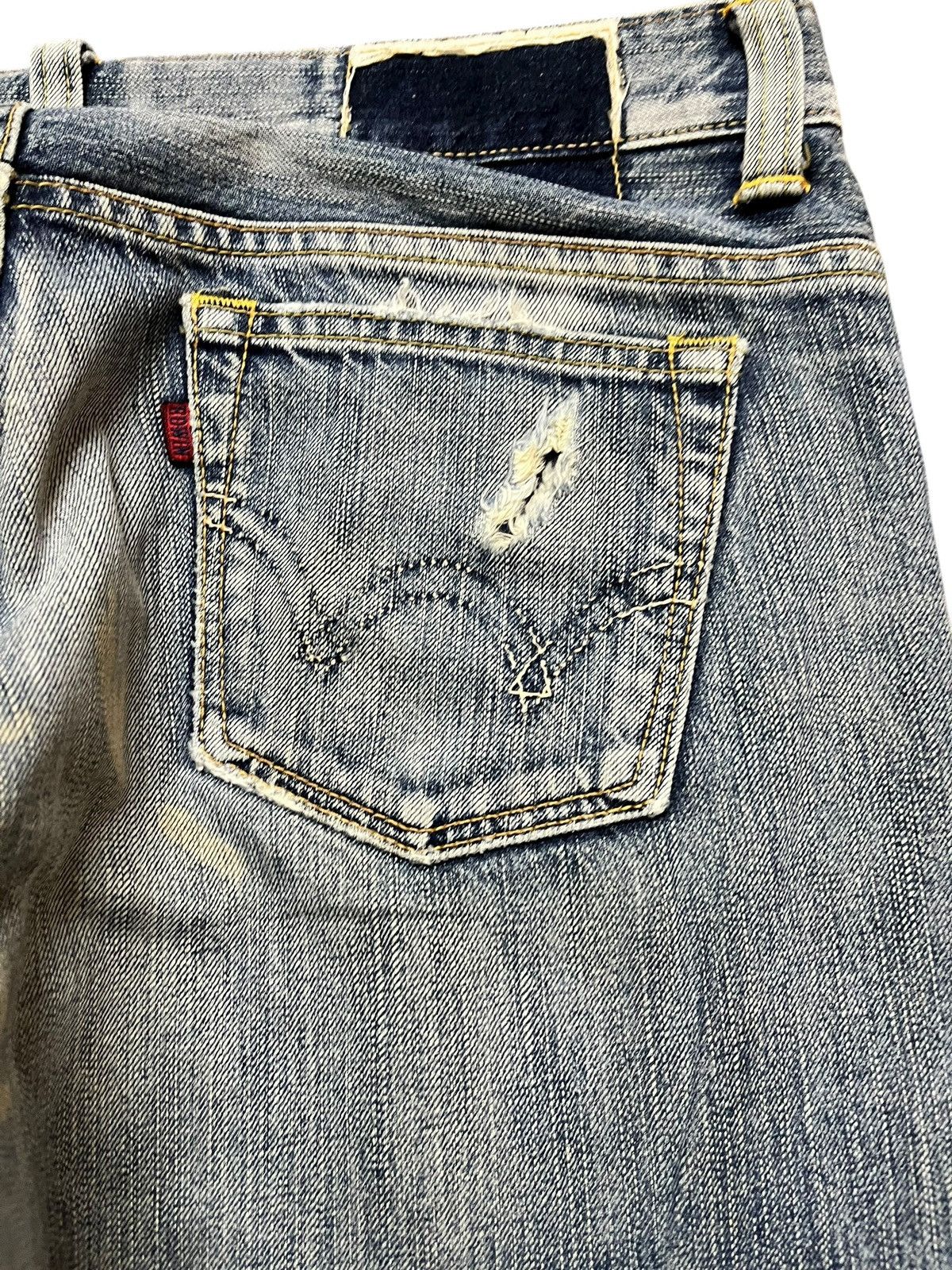 Edwin Vintage Edwin 53533 Faded Mudwash Distressed Denim Size US 33 - 7 Thumbnail