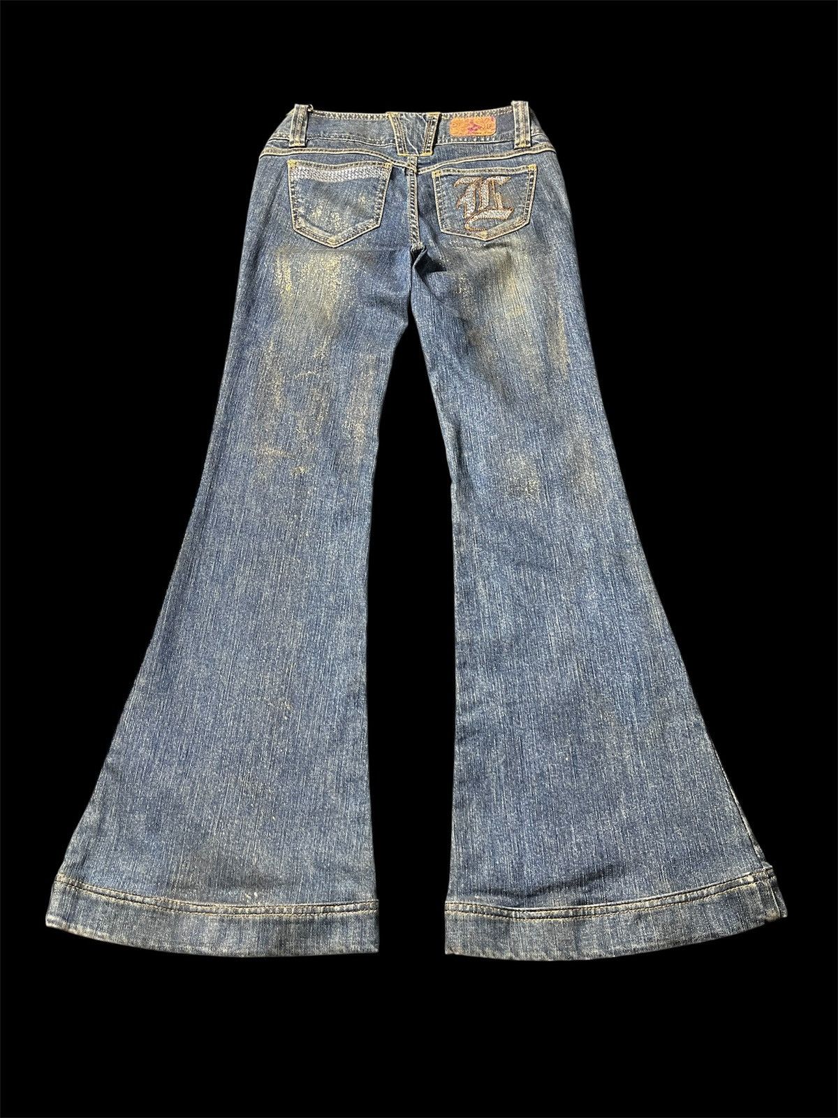 Japanese Brand Japanese Egoist Luxury Jeans Super Flare Size US 29 - 2 Thumbnail