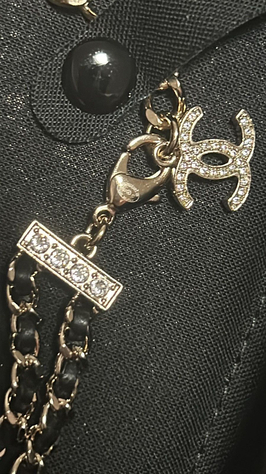 Chanel Chanel Star Metal and Lamb Leather Choker Necklace Size ONE SIZE - 6 Thumbnail