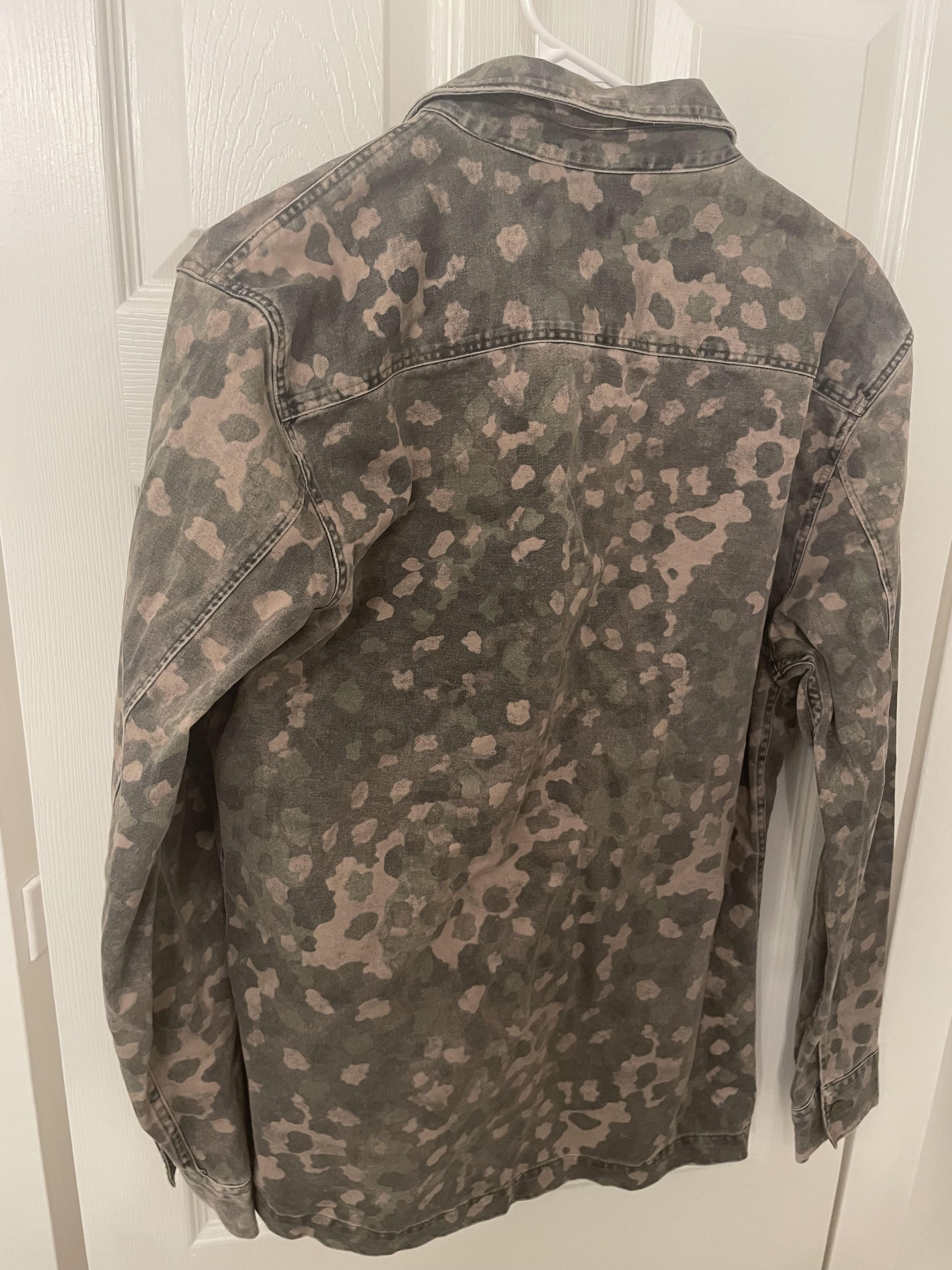 Allsaints Allsaints Fassett Camo Overshirt Size US M / EU 48-50 / 2 - 2 Thumbnail