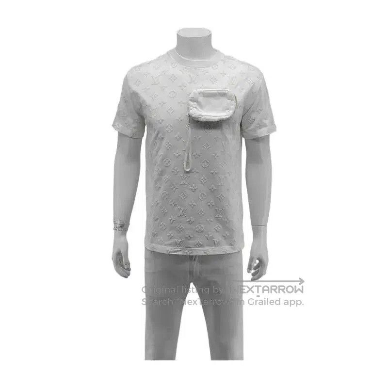 Louis Vuitton Louis Vuitton Summer White Cotton Short Sleeve T-Shirt . Size US S / EU 44-46 / 1 - 1 Thumbnail