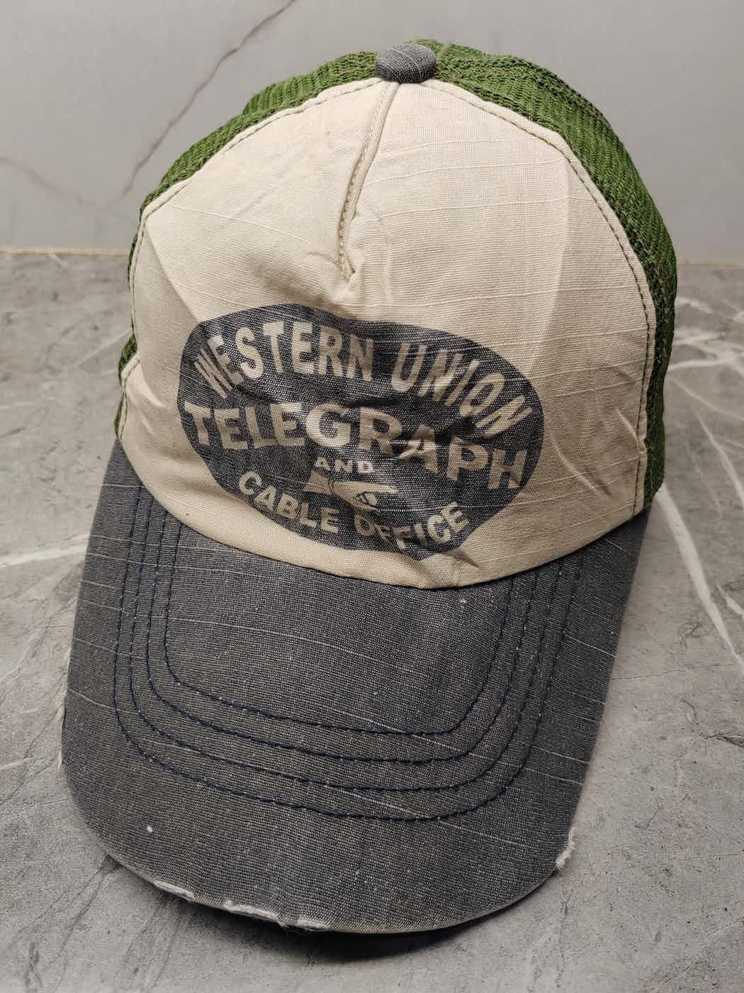 Japanese Brand × Trucker Hat × Vintage Vintage Western Union Telegraph ...