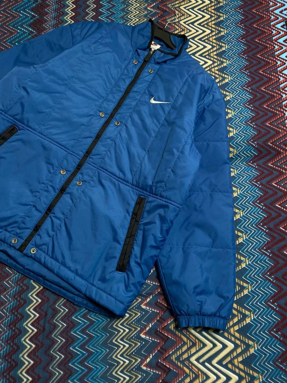 Nike vintage Nike Y2K blue logo jacket Streetwear Size US M / EU 48-50 / 2 - 9 Thumbnail